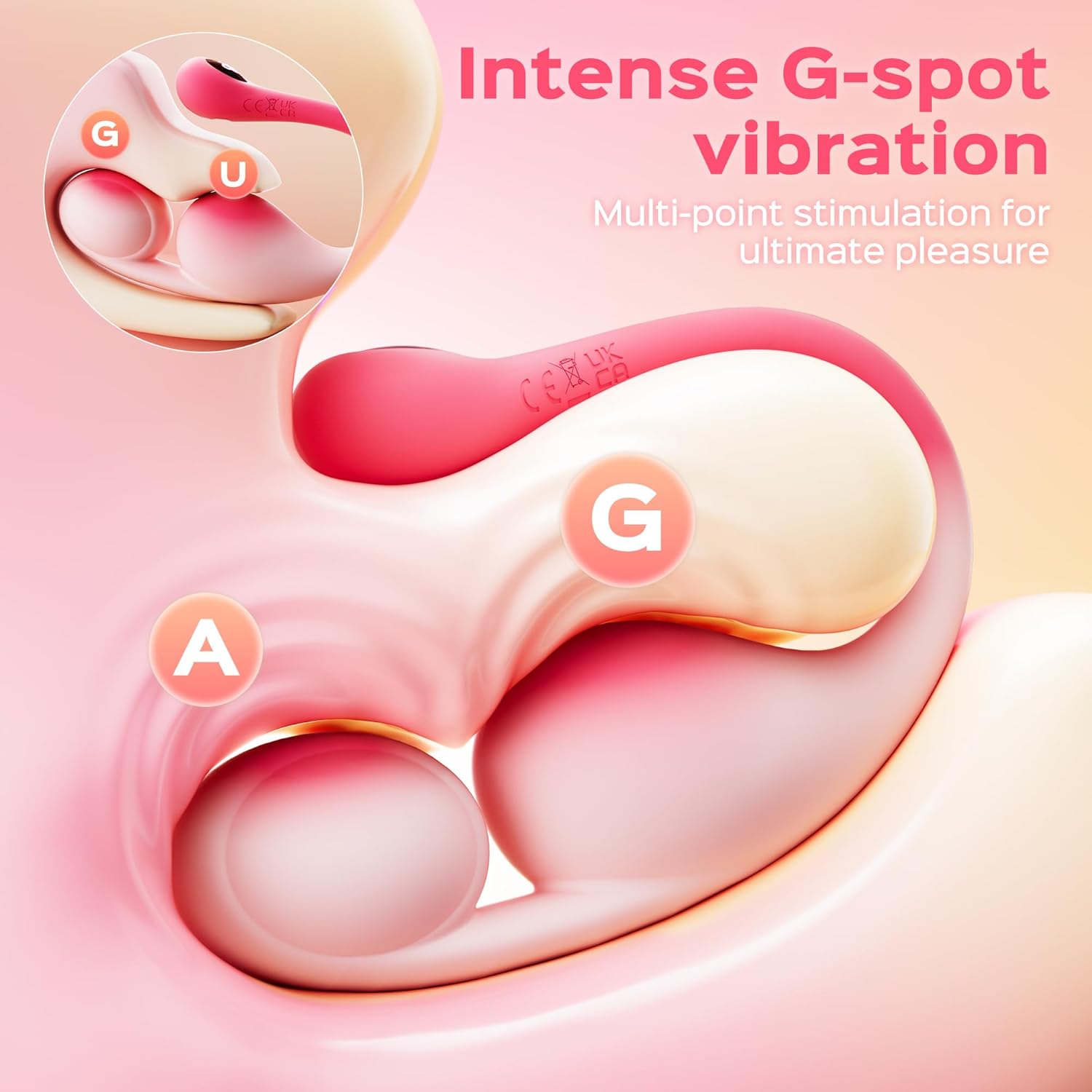 HoneyPlayBox Vibrosa G spot Vibrator for Women Sex Toys, Pressure Sensing Dual-Ball Egg Vibrator APP Remote Control Long Distance Adult Sex Toys & Games with LED Light, 10 Vibrating Modes, Discreet