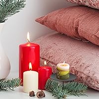 Vista 5 de Portavelas cónicos, accesorios de fijación para decoración del hogar, chimenea, comedor y fiestas, 12