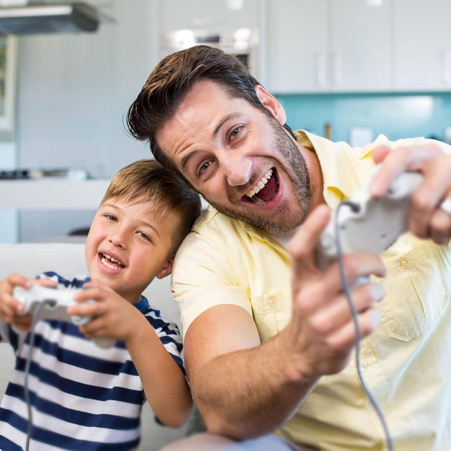 Wired Controller for Xbox One,Upgraded Xbox 1 Wired Controller Gamepad for Xbox One/S/X/Win7,8,10,Dual Vibration and Audio Jack (White)