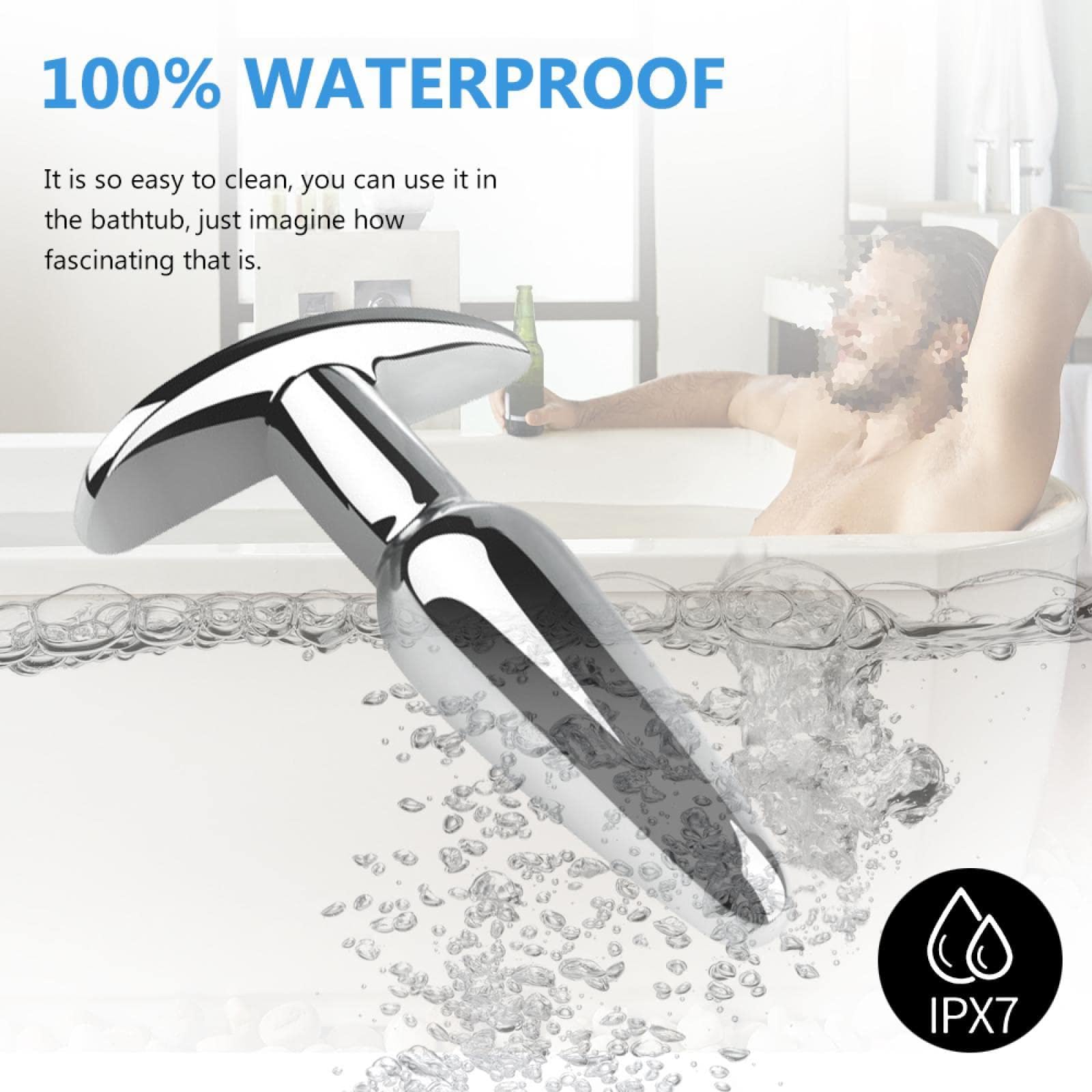 Vibratore Vibratore Principiante Butt Plug anale 10 velocità vibratore anale in metallo Piccolo plug anale vibrazione giocattolo del sesso Masturbatore giocattoli adulti del sesso Macchina