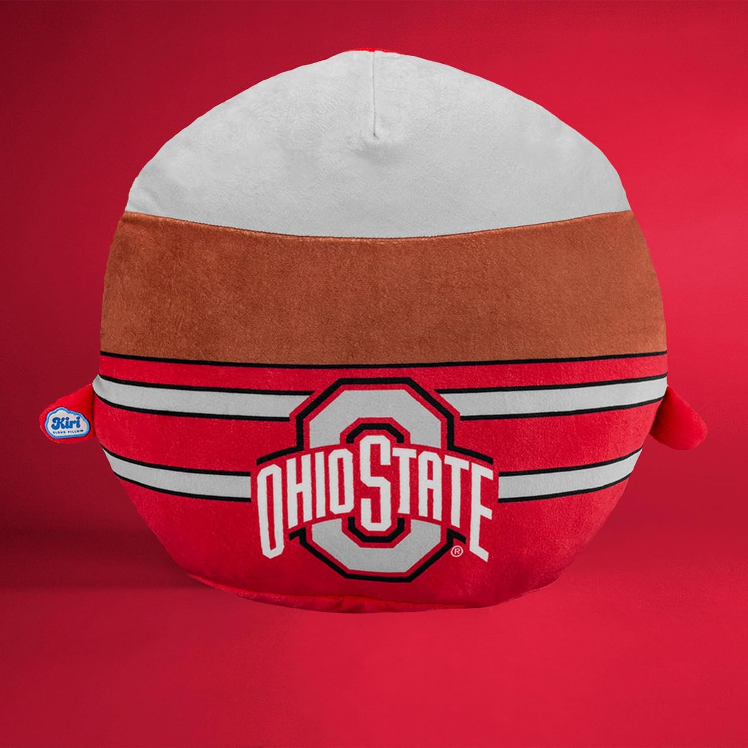 Sleep Squad Ohio State Buckeyes Brutus 12" Kiri Cloud Plushie - Official Collegiate Plush