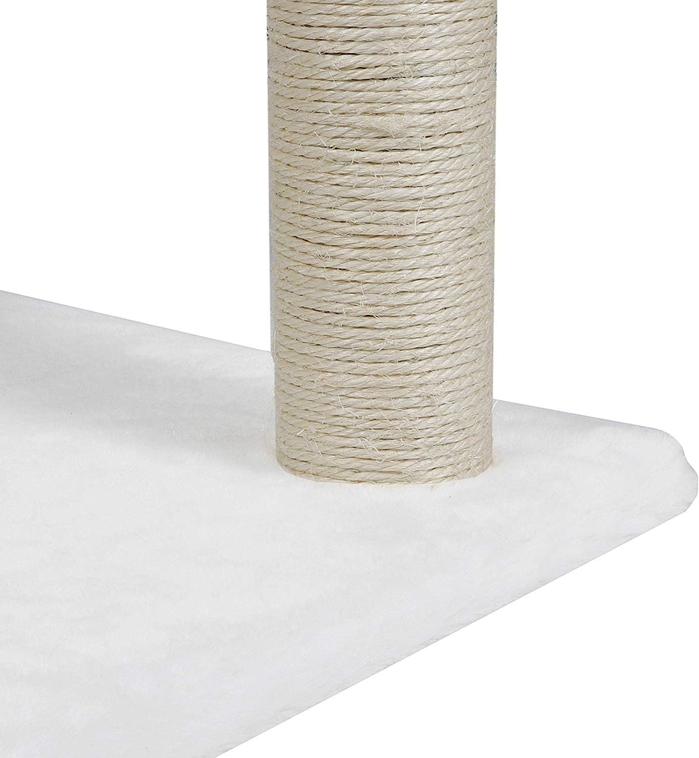 20-inch Cat Activity Tree with Scratching Post, Hammock Bed, Dangling Ball Toy, Plush Carpeting for Cats and Kittens