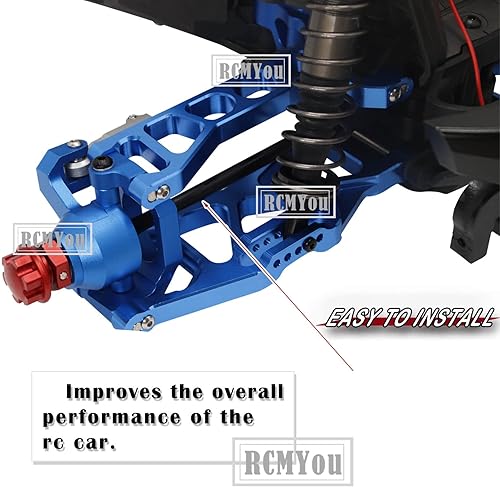 Miniatura 3 de Actualizaciones del eje de transmisión para 1/10 de ancho (no para brazos de fábrica más cortos), 4 piezas de mejoras de eje de transmisión CVD