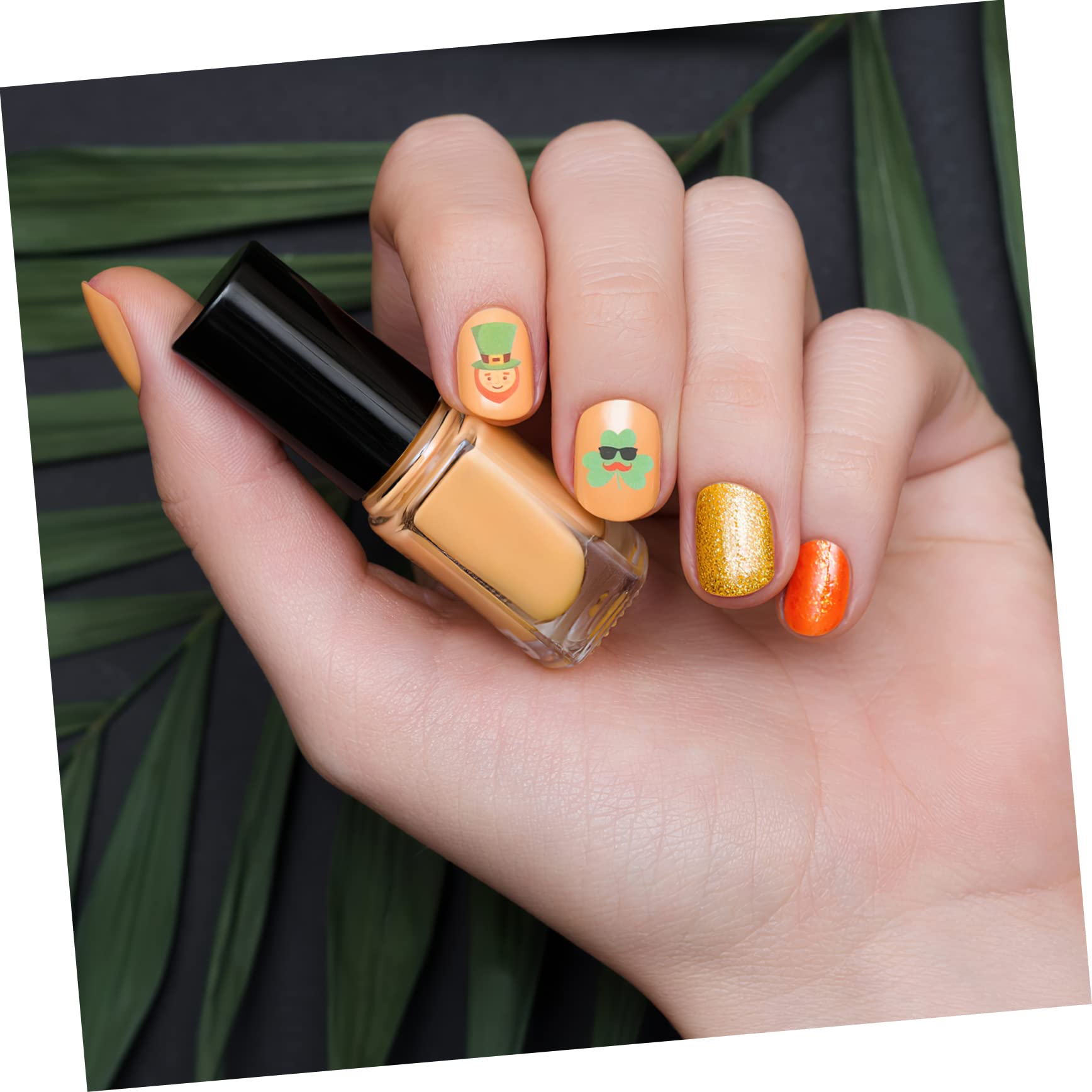 FRCOLOR 30hojas Pegatinas Para Uñas De San Calcomanías De Para Manicura Diseño De Decoración Para Uñas