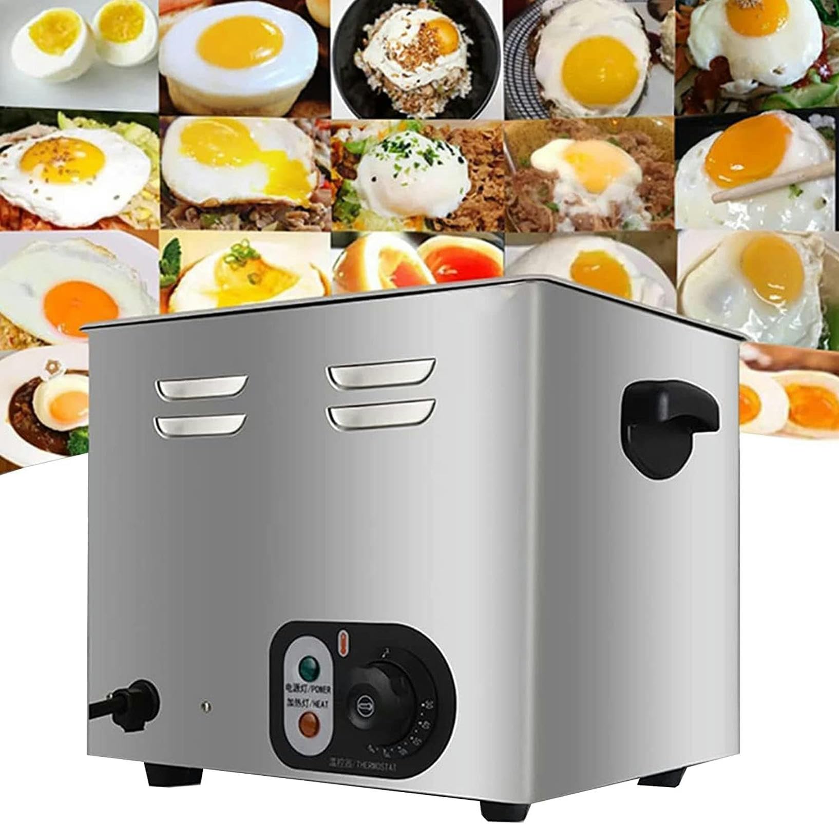 Commercial Automatic Hot Spring Egg Cooker,60Pcs Electric Egg Boiler w/Constant Temperature and Timer,Egg Steamer for Rapid Soft