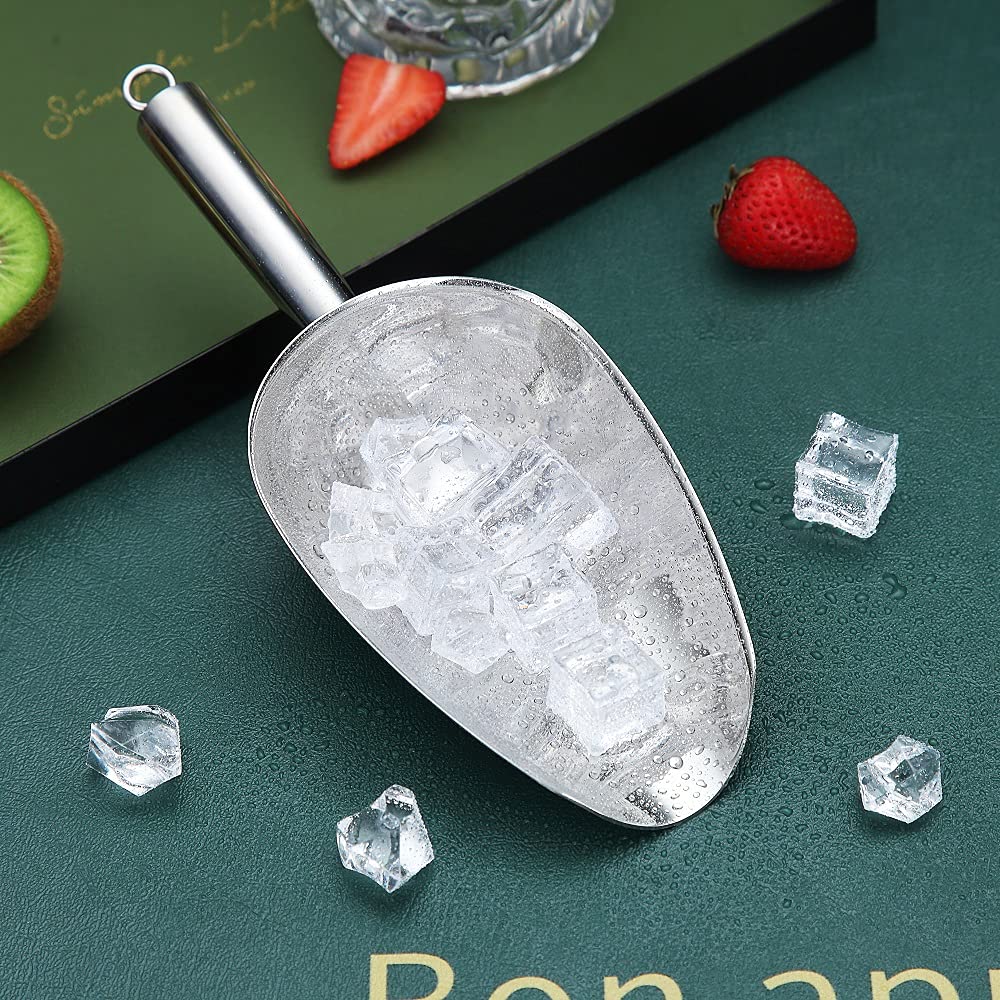 Paletta Per Gelato In Acciaio Inossidabile 9 Pollici 8oz Argento Lavabile In Lavastoviglie
