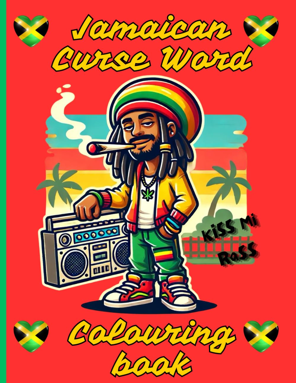 Jamaican Curse Word Colouring Book For Adults