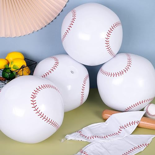 Miniatura 5 de durony Paquete de 6 pelotas inflables de playa de 11 pulgadas, suministros de fiesta para verano, piscina al aire libre, playa, fiesta de cumpleaños