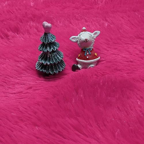 Miniatura 6 de Alfombra redonda para dormitorio de niñas, 5 x 5 pies, ovalada mullida para habitación de niños, tapete peludo para habitación de adolescentes,