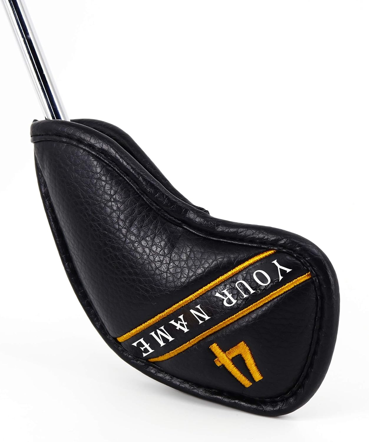 Craftsman Golf Right Handed 12pcs Black Leather Golf Iron Head Covers Set Headcover Colorful Number Embroideried for Callaway Ping Taylormade Cobra Custom Version w/Your Name (Right Handed Custom)