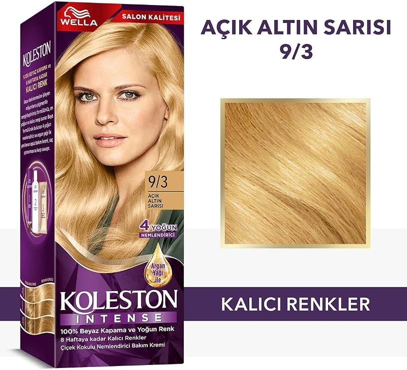 Koleston Intense 9/3 Altın Sarısı Saç Boyası