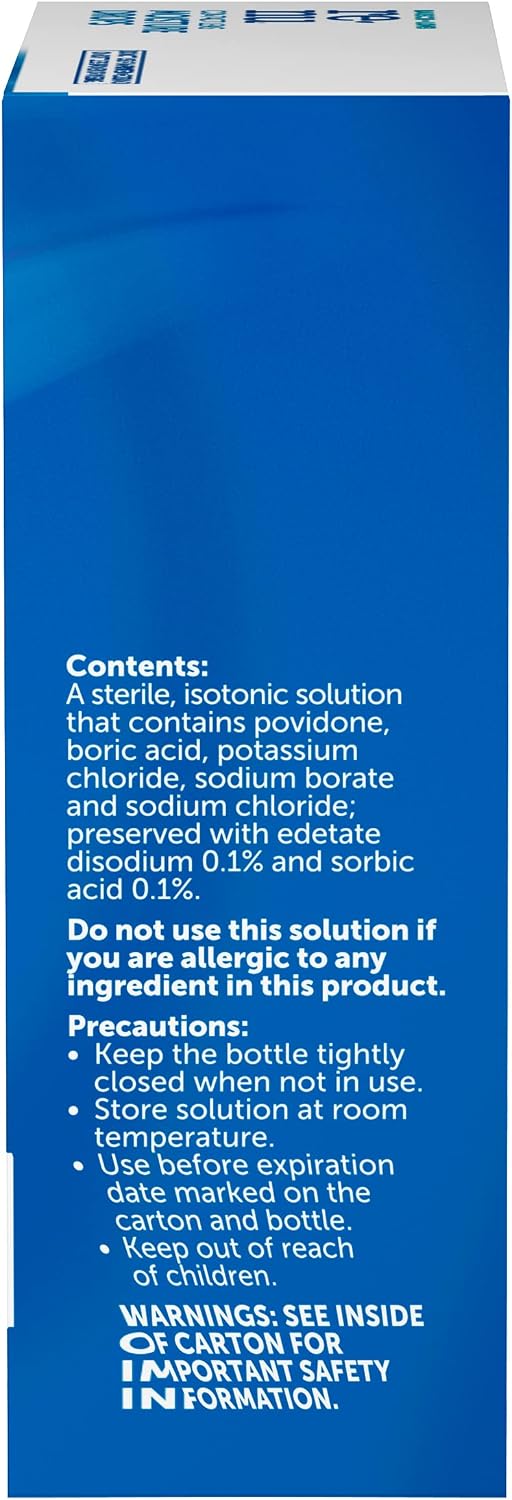ReNu MultiPlus Lubricating & Rewetting Drops, 0.27 Fl Oz (Pack of 2) (Packaging May Vary)