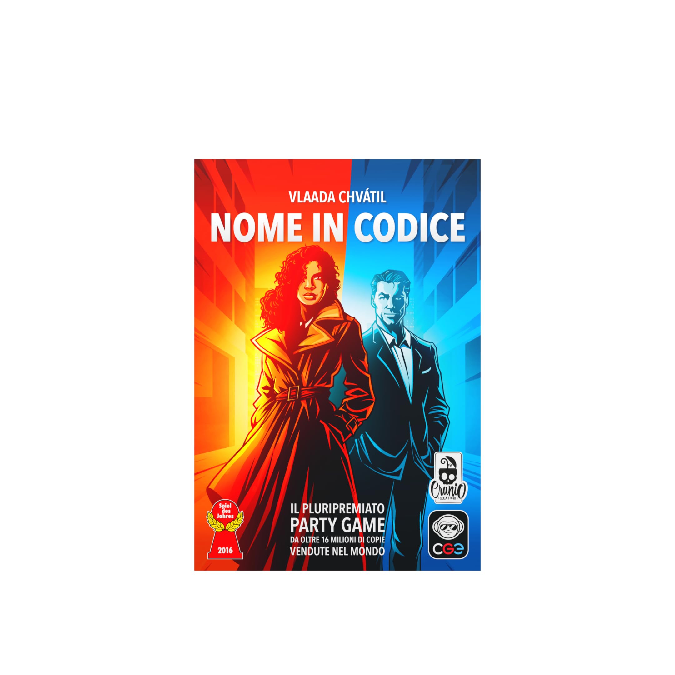Cranio Creations - Nome in Codice, Seconda Edizione - Il Grande Classico dei Party Game in una Nuova Veste - Party Game - Età 10+ - 15 Min - Da 4 a 8 Giocatori - Edizione in Lingua Italiana