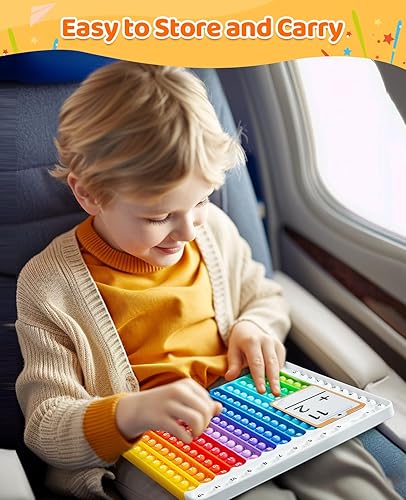 Miniatura 7 de JoyCat Tarjetas flash adicionales  78 agujeros perforados matemáticos tarjetas flash para niños pre K, 1, 2, 3er grado, juegos de manipulación