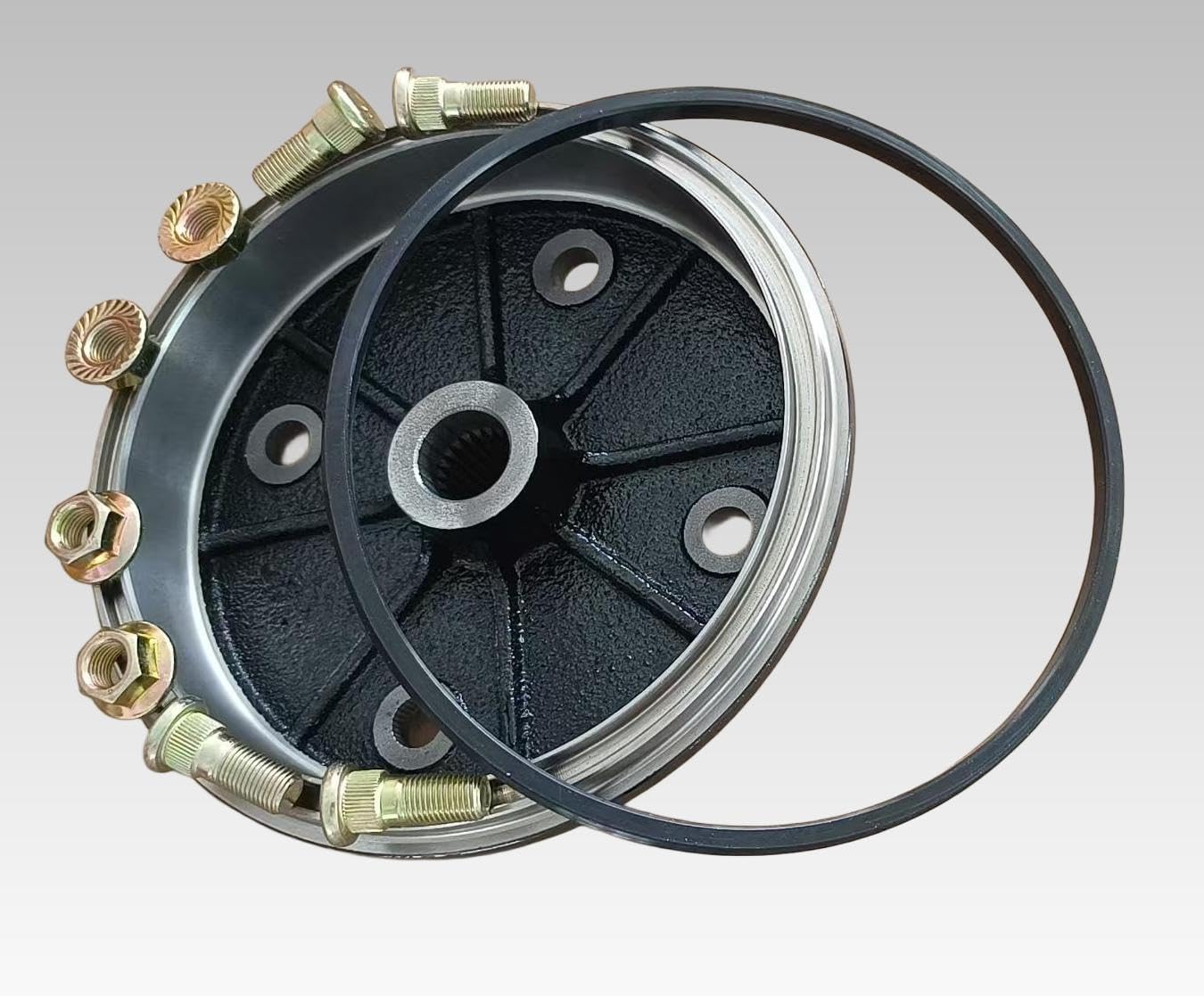 Rear Brake Drum Hub 41038-1226 with Seal & Lug Bolts Replacement for 1994-2000 Kawasaki Mule Kaf 620 2010 2020 2030 2500 2510 2520 kaf540 KAF950 UTV