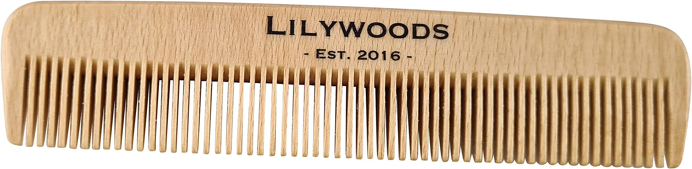 Lilywoods 13cm Wooden Baby Hair Comb - made of Natural Beechwood - for Infants and Children
