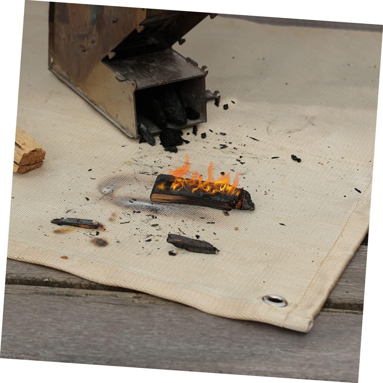 Fire Blanket,Fire Blankets Emergency for Home,Emergency Fire Blanket,Fireproof Rugs for Outdoor Camping BBQ Protection Pad(2PCS)