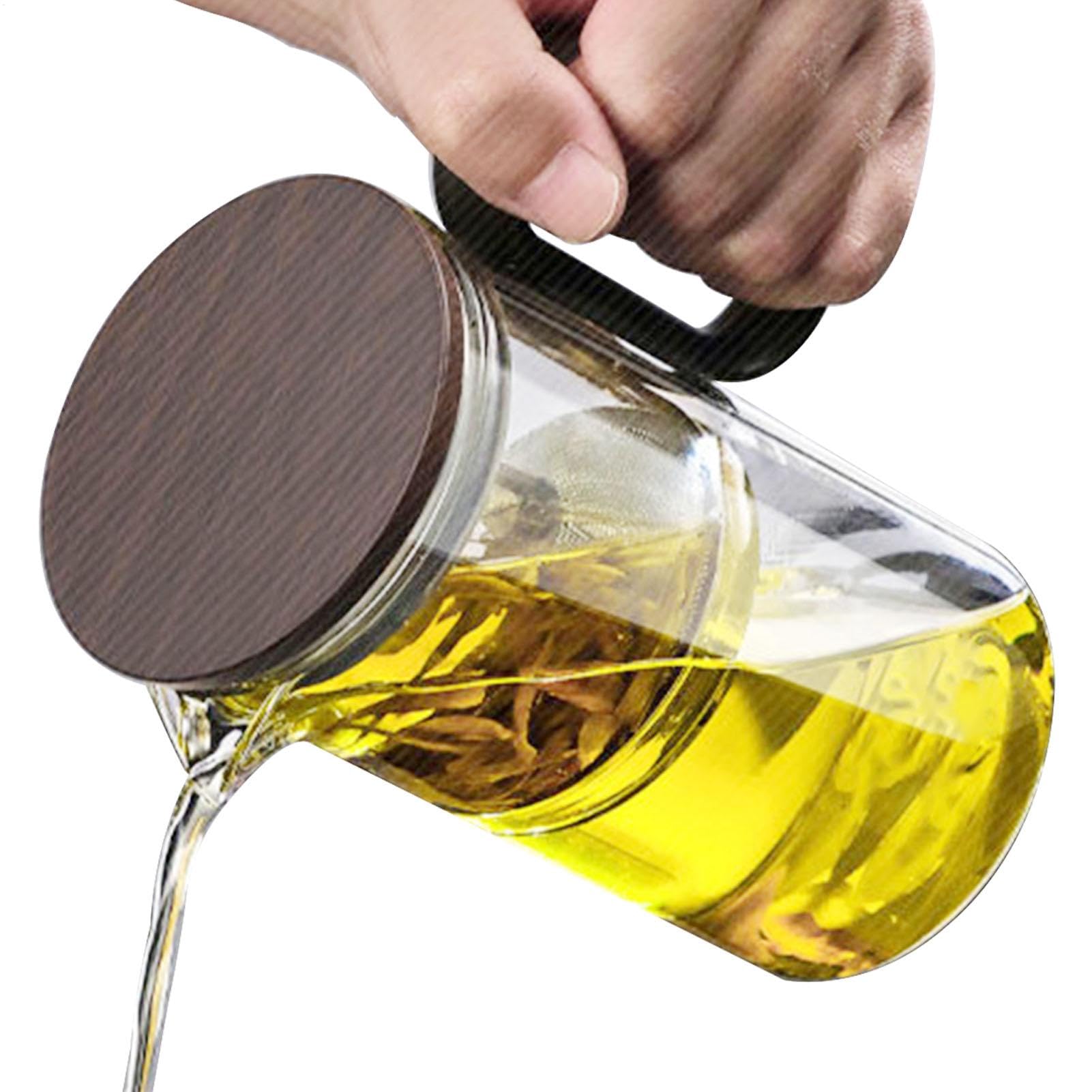 Filtrazione in - Infusore da cucina per preparare il tè | Kit resistente al calore con coperchio colino, servizio da tè per persone pigre