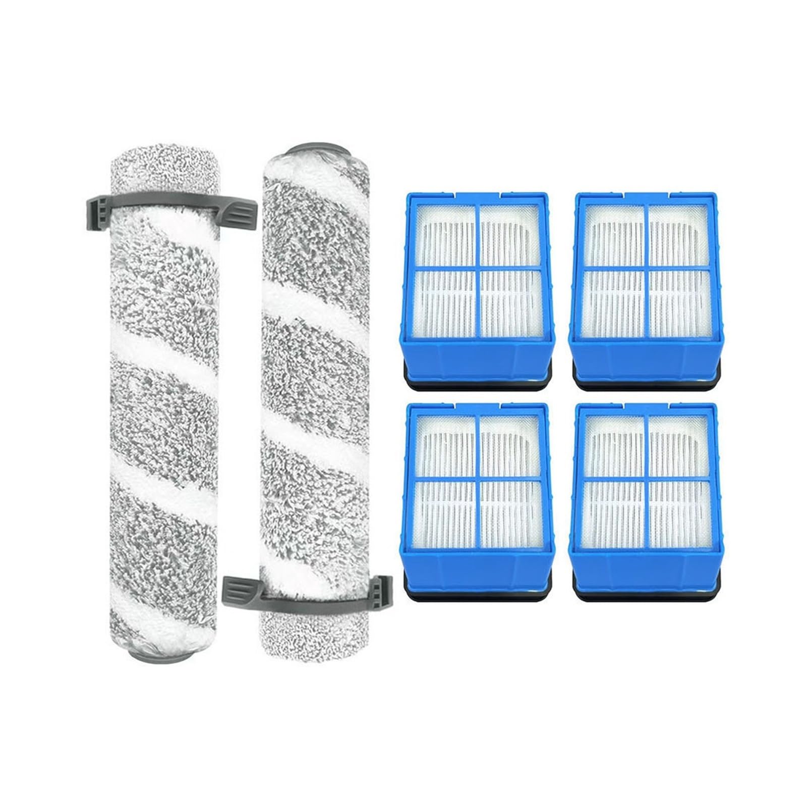 Vacuum Cleaner Roller Brush,Compatible For Bissell,Crosswave Omniforce Edge 3930F/3933/V2/3999Z Filter Brush(D1set)