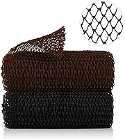 Vista 1 de 2 esponjas de red africana, red exfoliante africana resistente a los desgarros, exfoliante para la espalda del cuerpo para la ducha, toalla larga