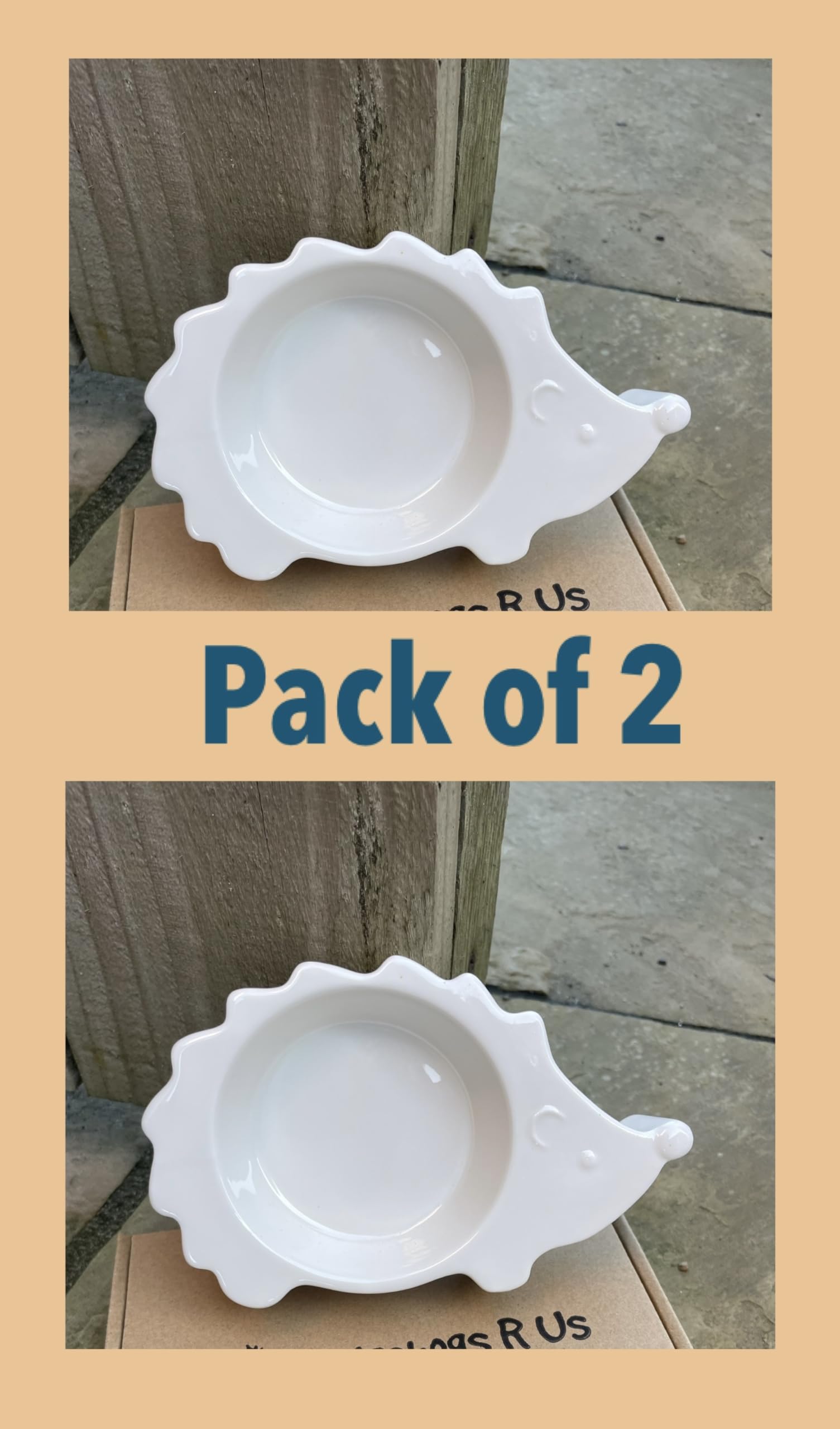 Bol en porcelaine forme hérisson