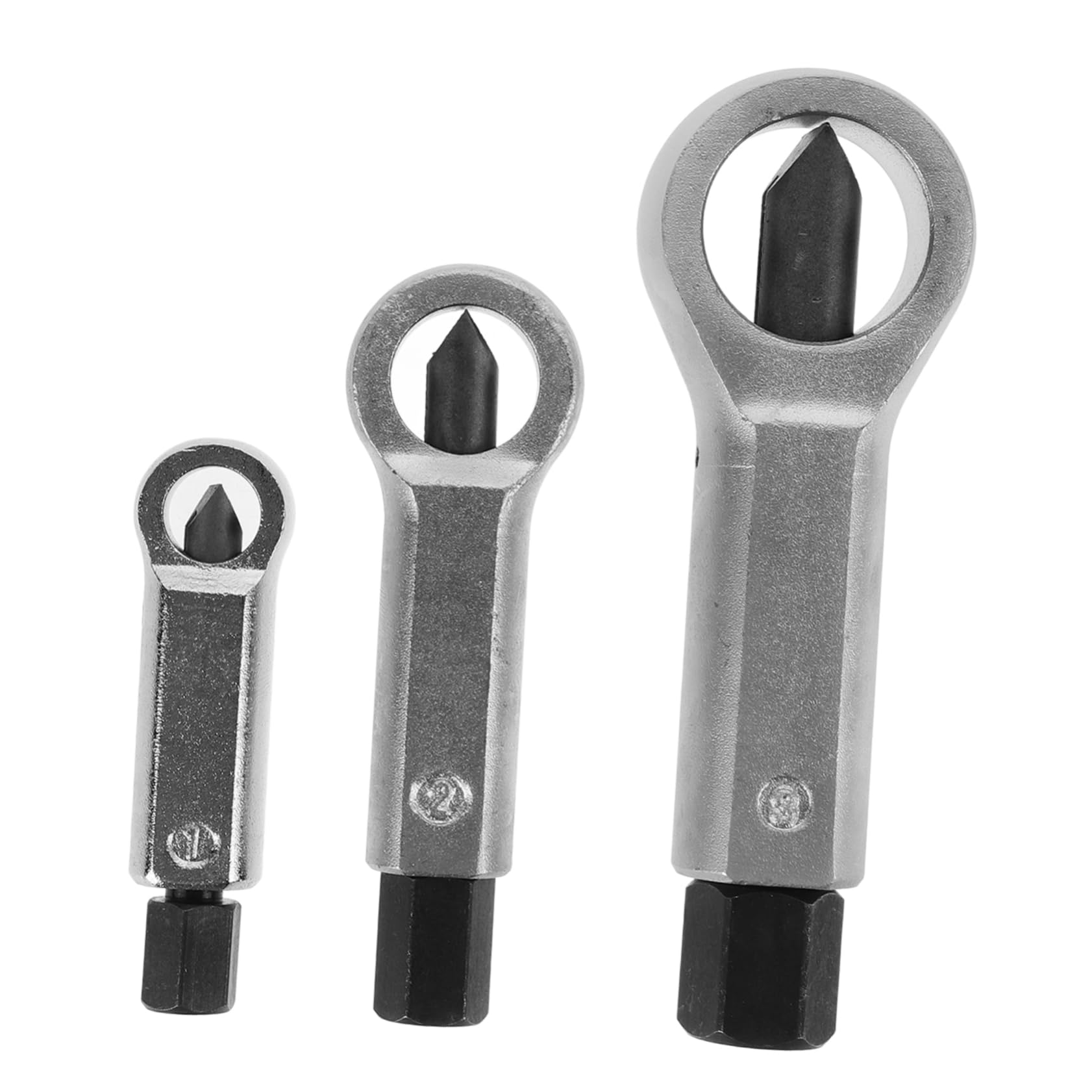 Outil De Retrait Cassé Ou Corrodé Coupe-écrous Manuel Lot de 3