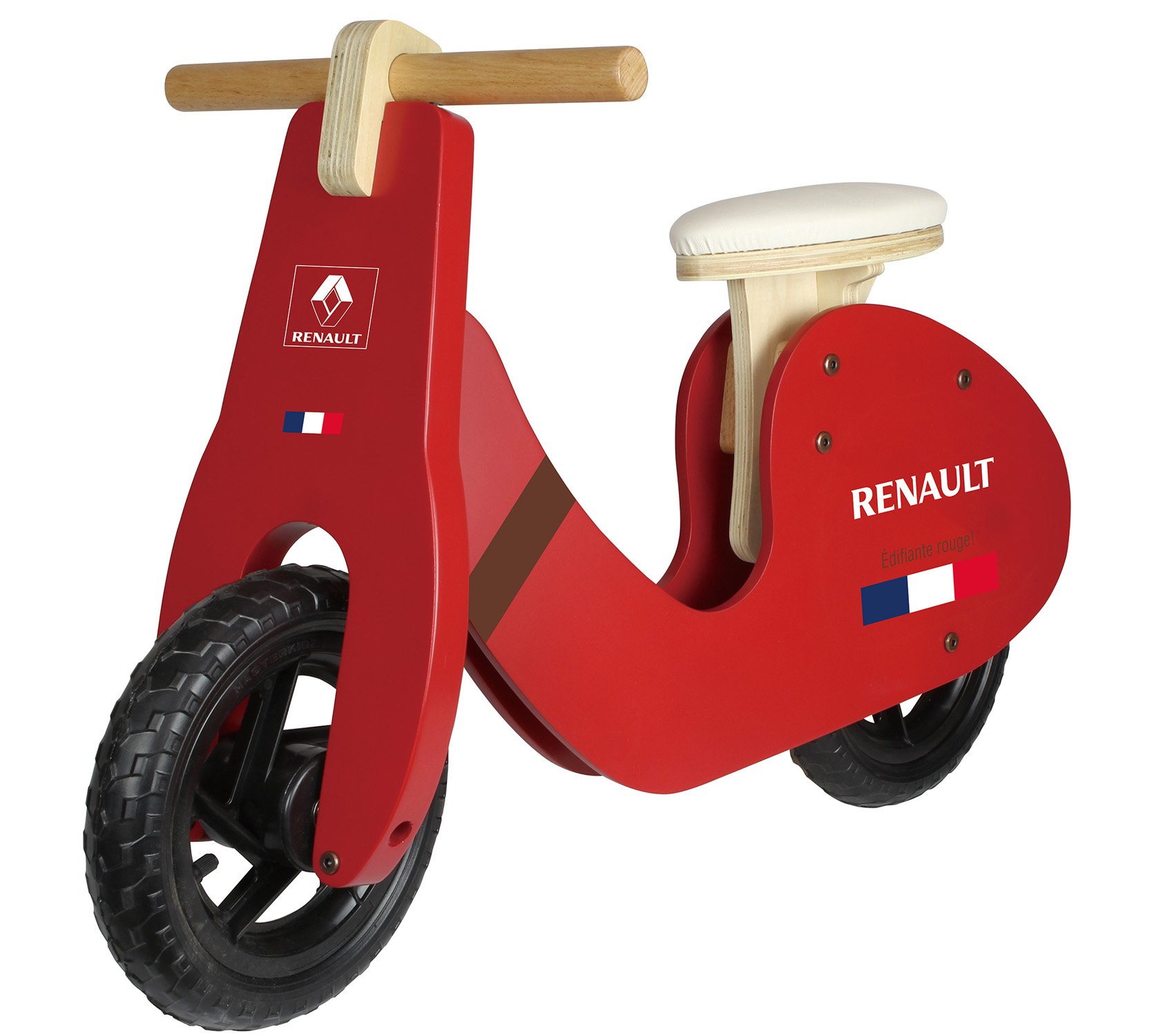 Amazon.co.jp: RENAULT(ルノー) ウッディトレーニーバイク レッド 木製 
