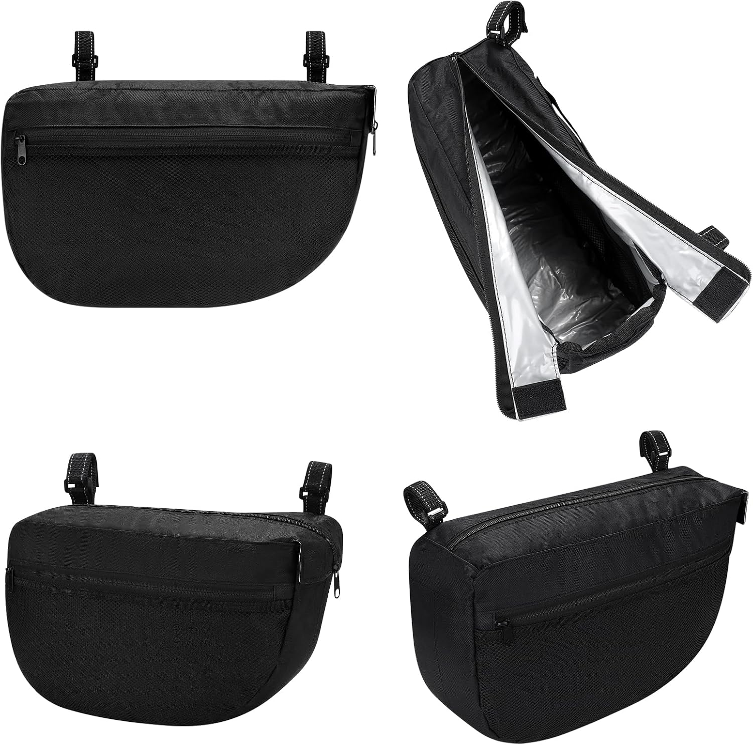 Accmor Insulated Side Sling Stroller Saddle Bag - Universal Waterproof  Organizer Caddy With Bottle Holder Uppababy Nuna Compatible Organizer