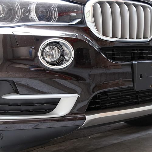 Miniatura 4 de CHEYA 2 unids ABS cromo coche delantero niebla lámpara cubierta ajuste para BMW X5 F15 2014-2018 Accesorios