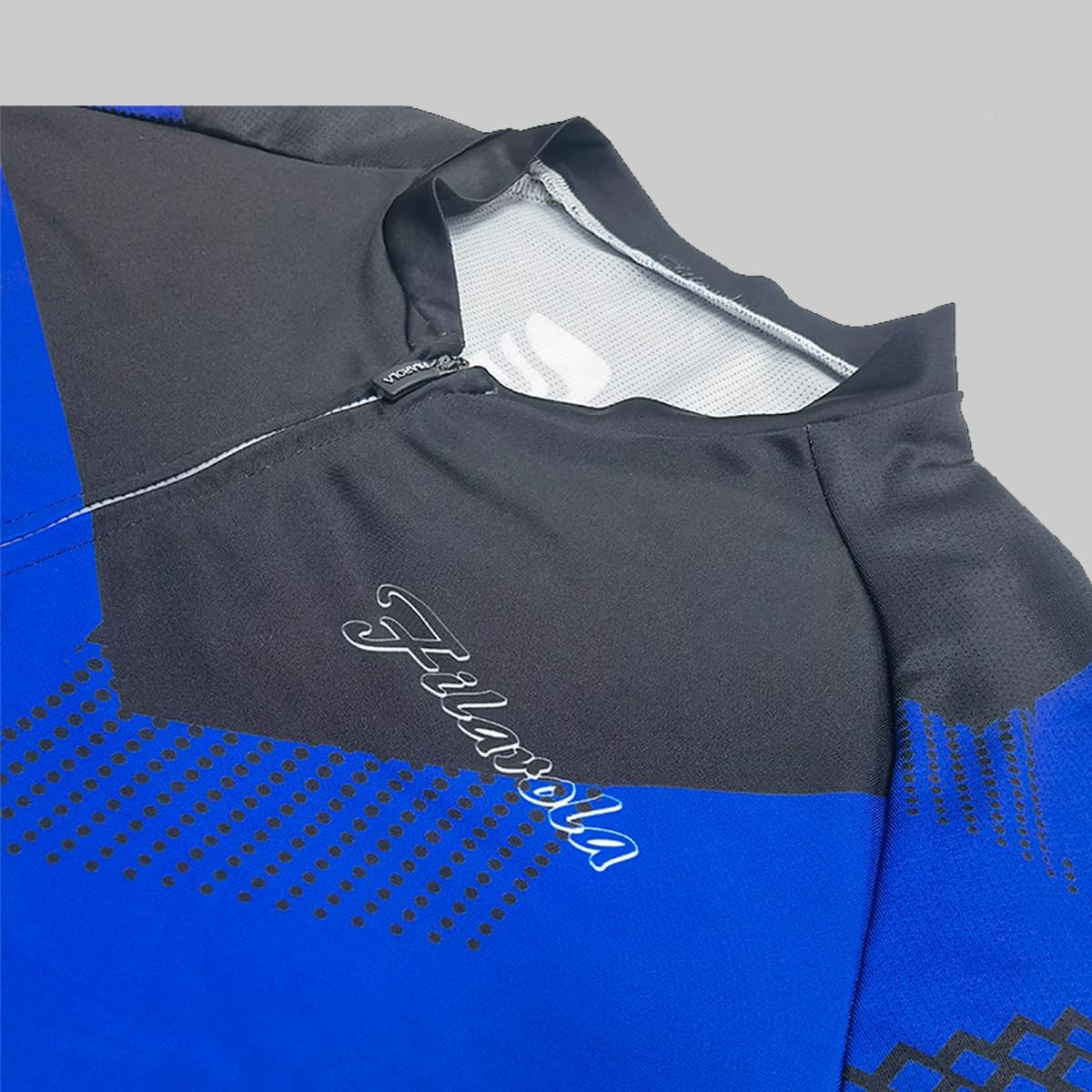 Men’s Cycling Jersey Short Sleeve, Breathable Quick-Dry Mountain Bike Shirt with Zipper for Road Cycling MTB Riding - Image 6