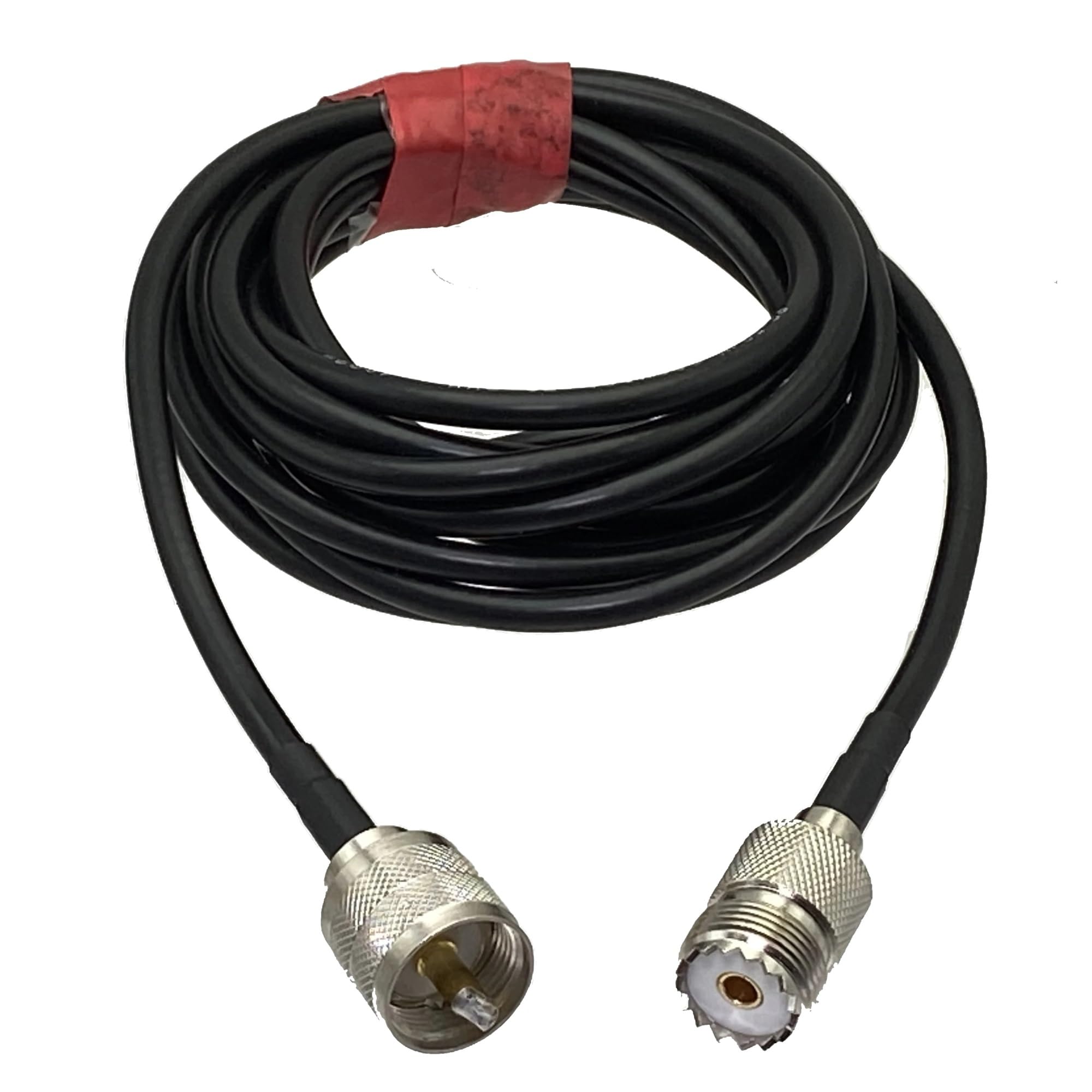 Câble raccordement RG58 UHF PL259 mâle SO239 femelle 1.5M coaxial