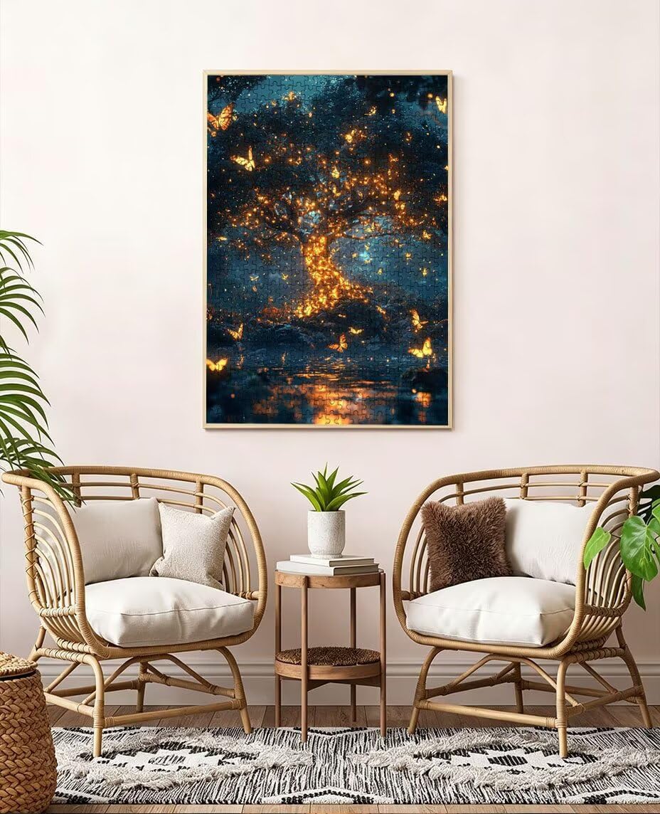 Puzzle 6000 Pezzi Farfalla Fiori 3D Puzzle per Adulti Impegnativo, Educa Puzzles Artistico, Divertente E Stimolante Puzzles Decorativo per La Famiglia, Regalo e Decorazione Pareti BXHZW6-383