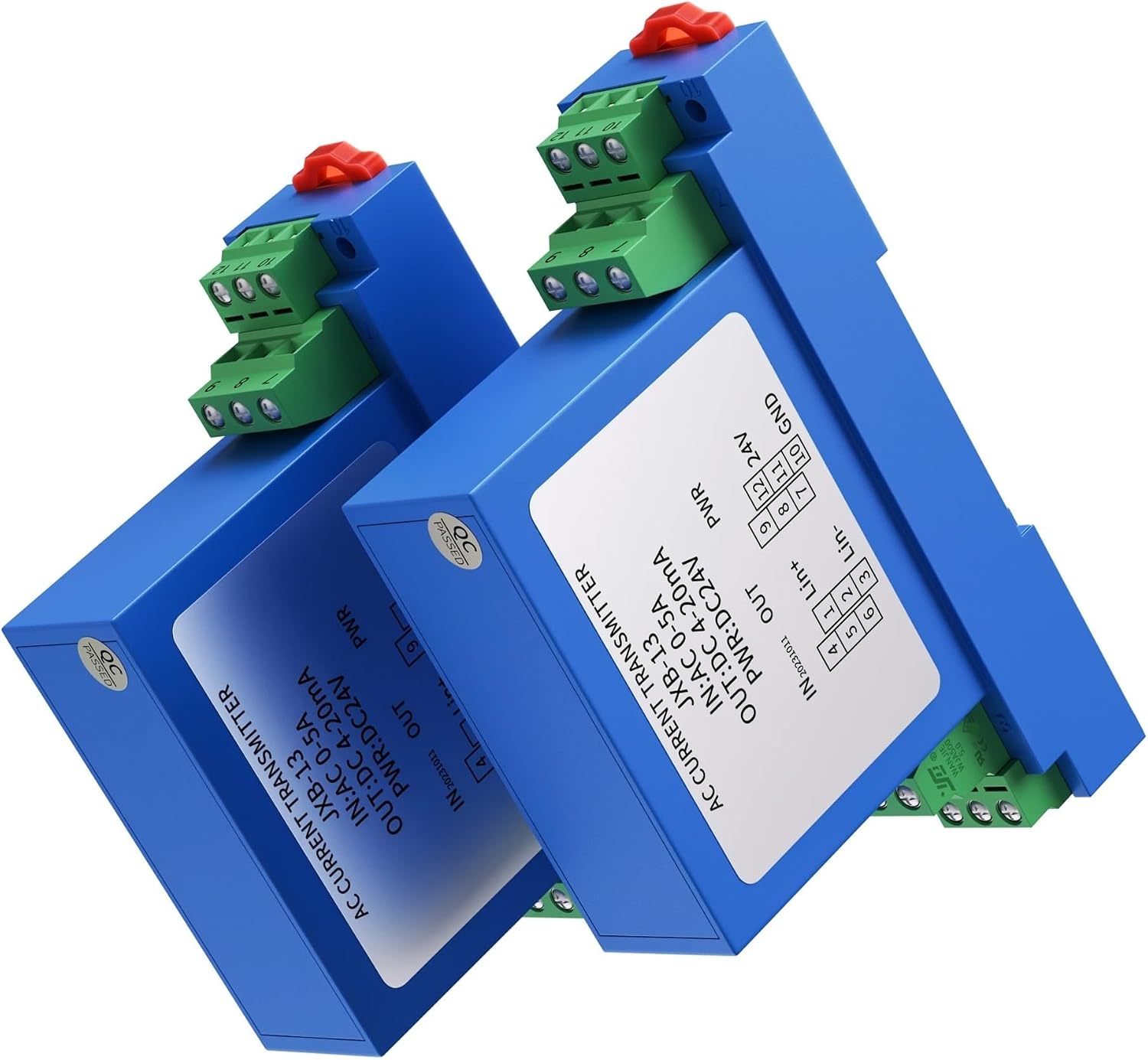 AC Voltage Transducer Voltage Sensor Voltage Transducer 0-100V 0-200V 0-500V AC Voltage Transmitter 4-20mA RS485 0-10V 0-5V DC24V Voltage Sensor(Output RS485,AC 0-100V_DC24V)