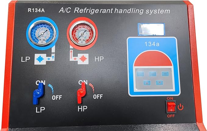 Máquina Recuperadora Recargadora Automática Refrigerante Aire Acondicionado 110V miniatura 6