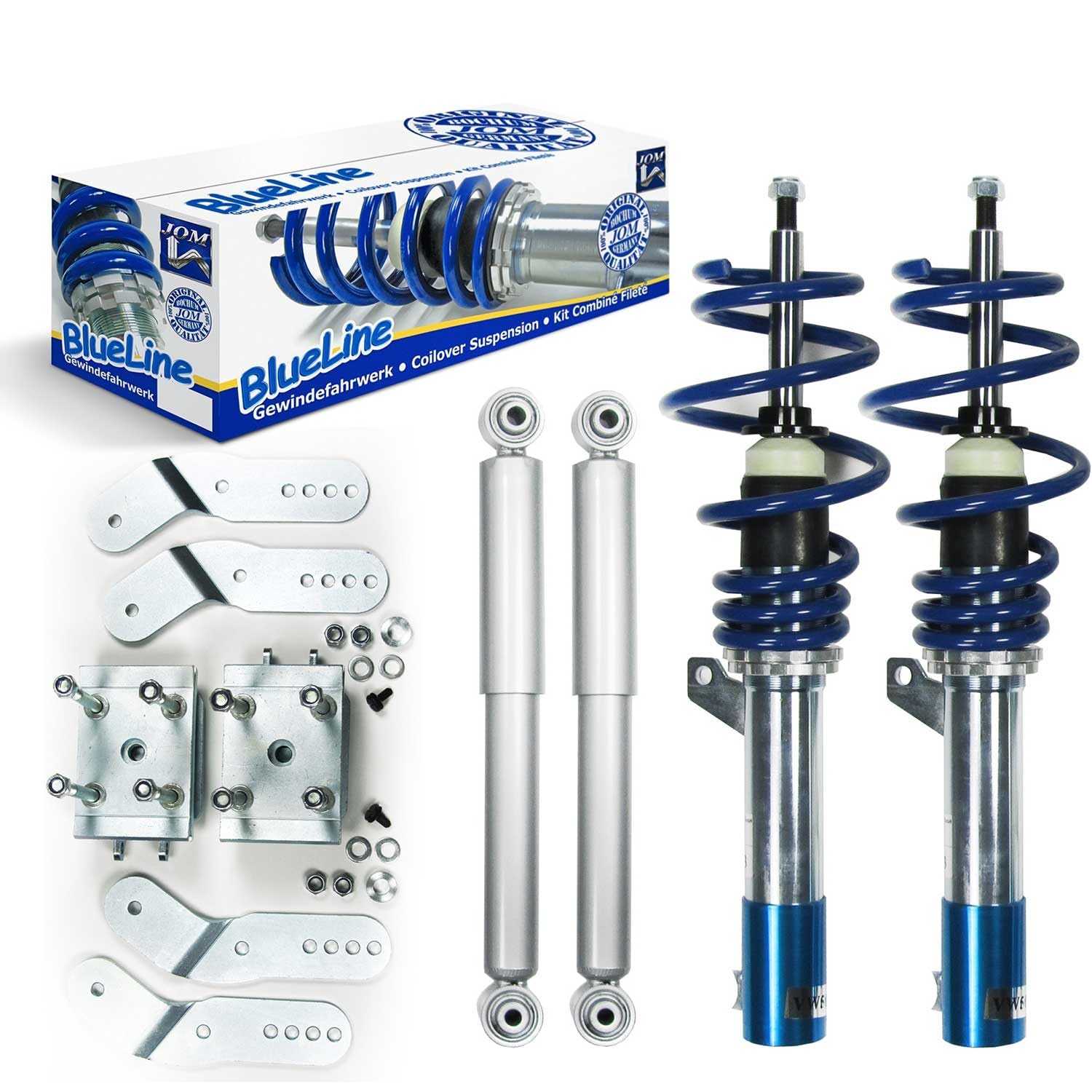 JOM BlueLine Gewindefahrwerk kompatibel mit VW Caddy 3 2KA 2KB 2004-2020