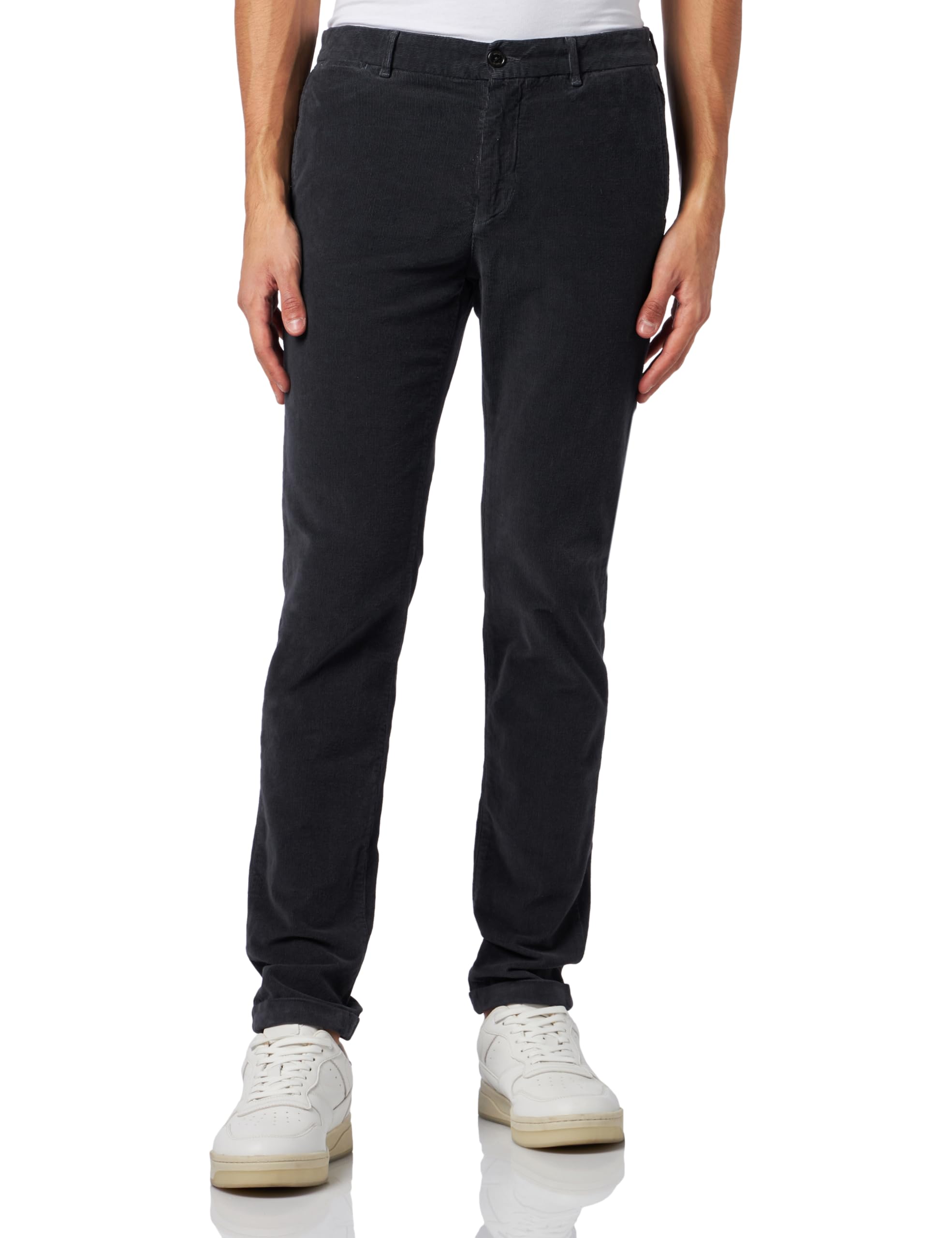 Replay Herren Chino Brad Straight-Fit, Stormy Grey 497 (Grau), 28W / 32L