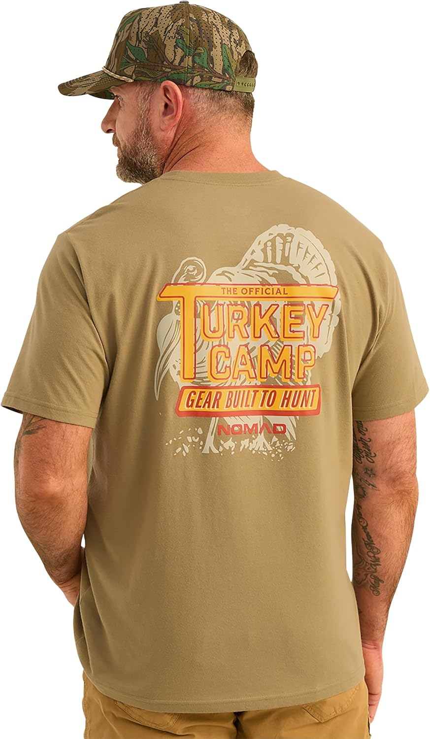 Nomad Mens Short Sleeve Performance Tee, Hunting T-Shirt for Men