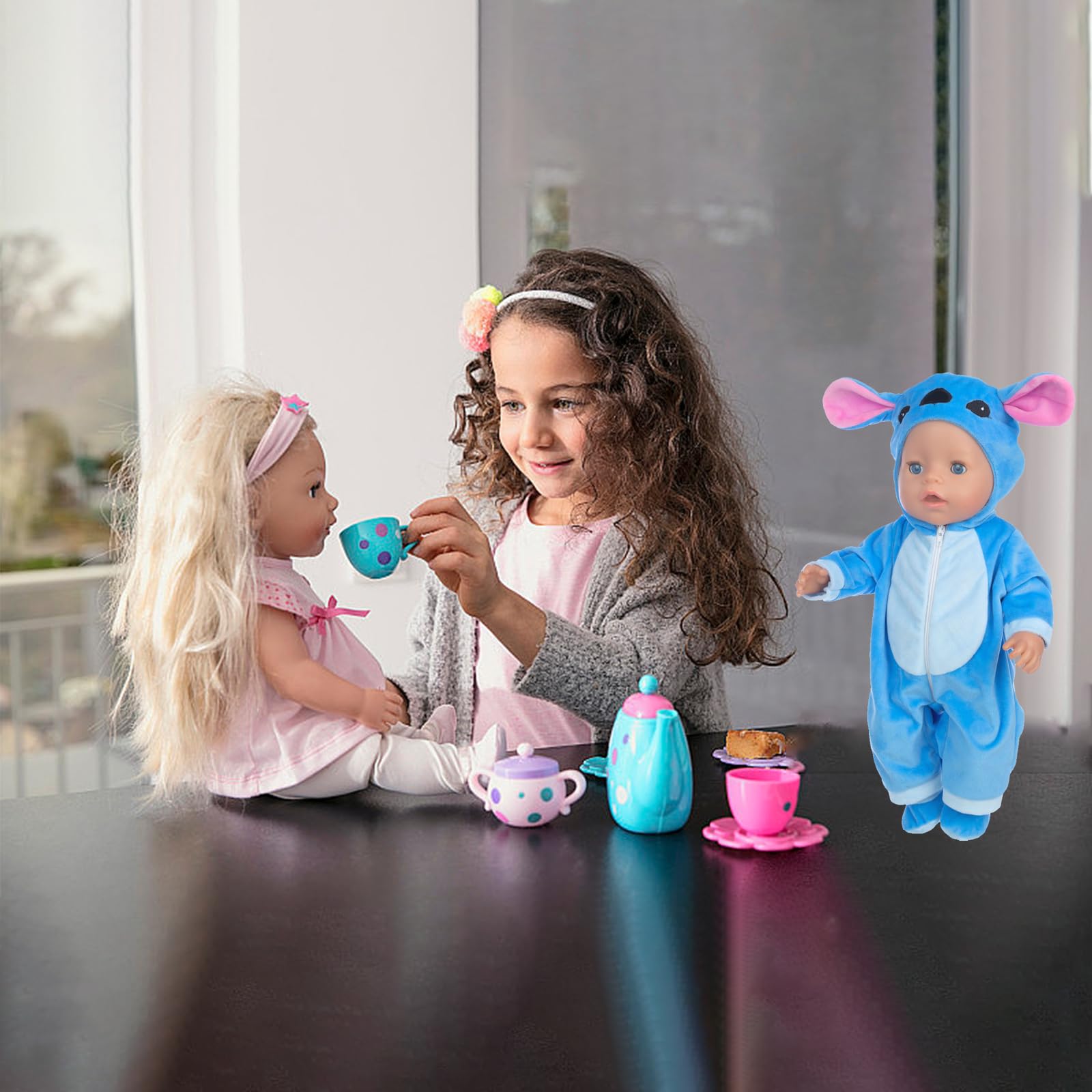 Ropa Para Muñecas De 35 A 43 Cm – Conjunto De Disfraces Para Muñecas Bebé, Tejido Suave Y Colorido, Fácil De Poner Y Quitar, Regalo Perfecto Para Niños (Muñeca No Incluida)