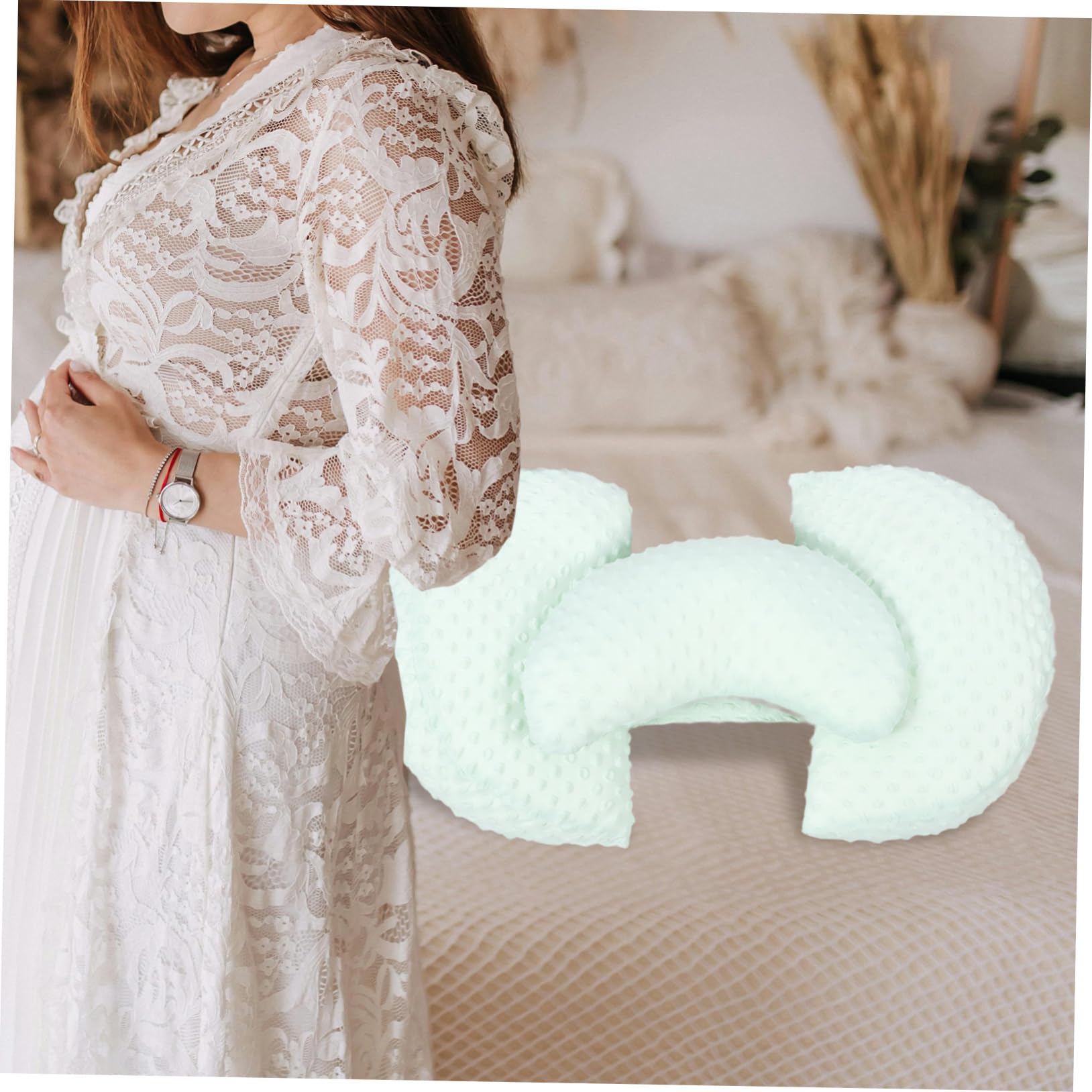 GAROZATION 1 Set Small Pregnancy Pillows for Sleeping Maternity Pillow for Pregnant Women Pillow for Pregnant Women to Sleep Pregnancy Waist Pillow Back Cushion
