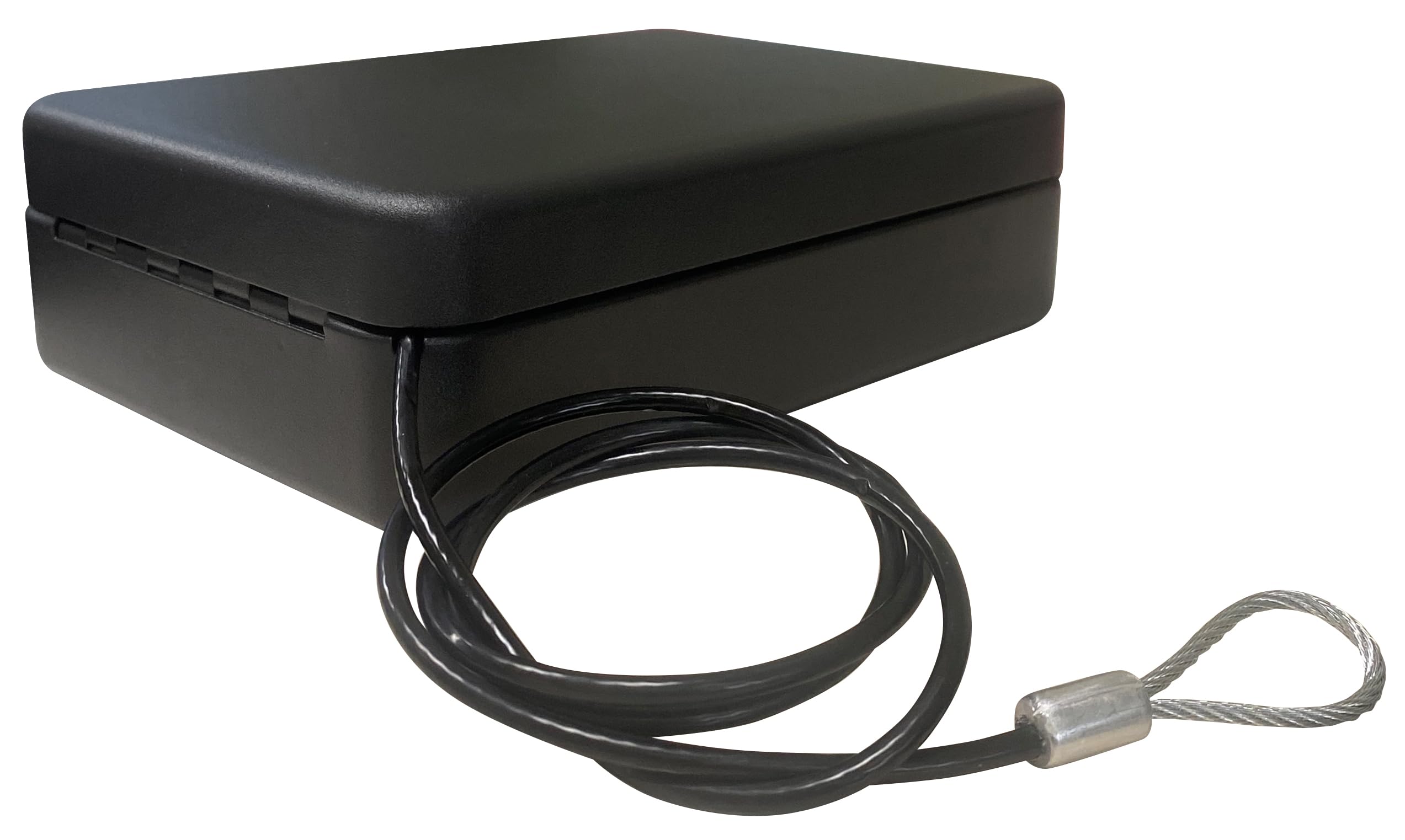ARREGUI Private C9427 Caisse à monnaie et billets à combinaison pour ranger et transporter l'argent | Coffre de sécurité en acier avec cable de fixation | Coffre fort portatif 15 cm | Couleur Noir