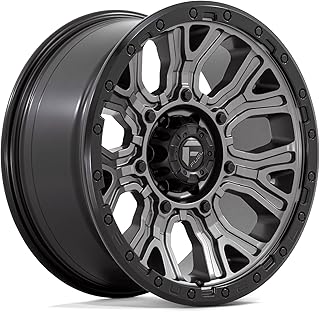 D825 20X9 6X5.5 M-GNMTL BLK-RG 1MM Custom Wheel