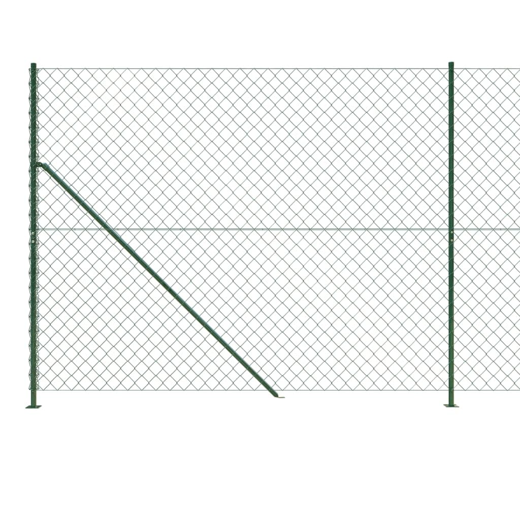 Cerca de Alambre con Brida Verde 1,6x25 m, Malla Metalica, Malla Alambre, Alambre para Conejos, Vallas De Obra, Mallas para Gallinero, Malla Fina De Malla De Alambre 153948