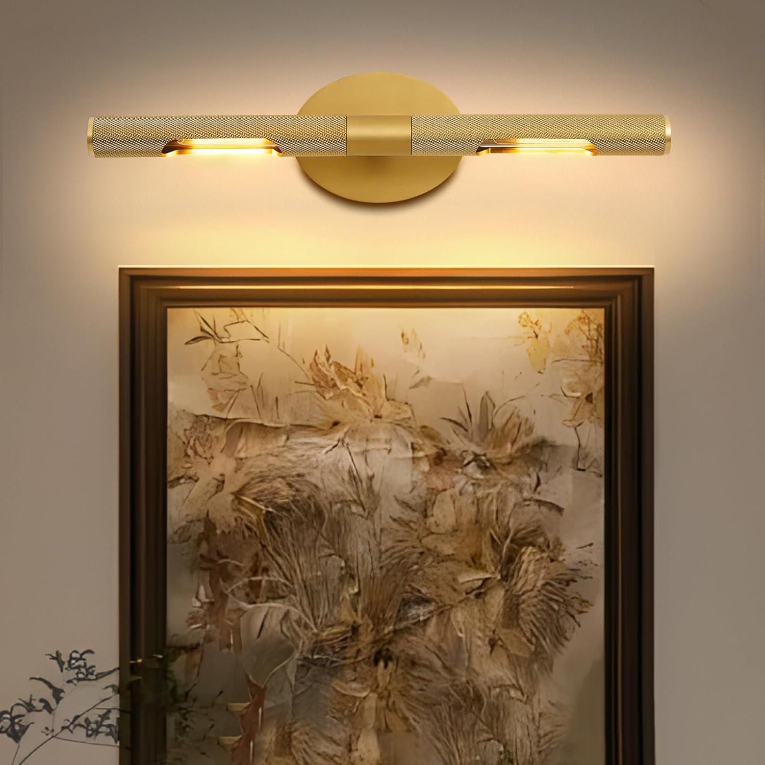 Wall Sconces Black Wall Picture Lights Hardwired Light Above Picture Frame19.7In Rotatable 360° Linear Wall Art Light for Living Room Bedroom Bathroom E12 - Image 9