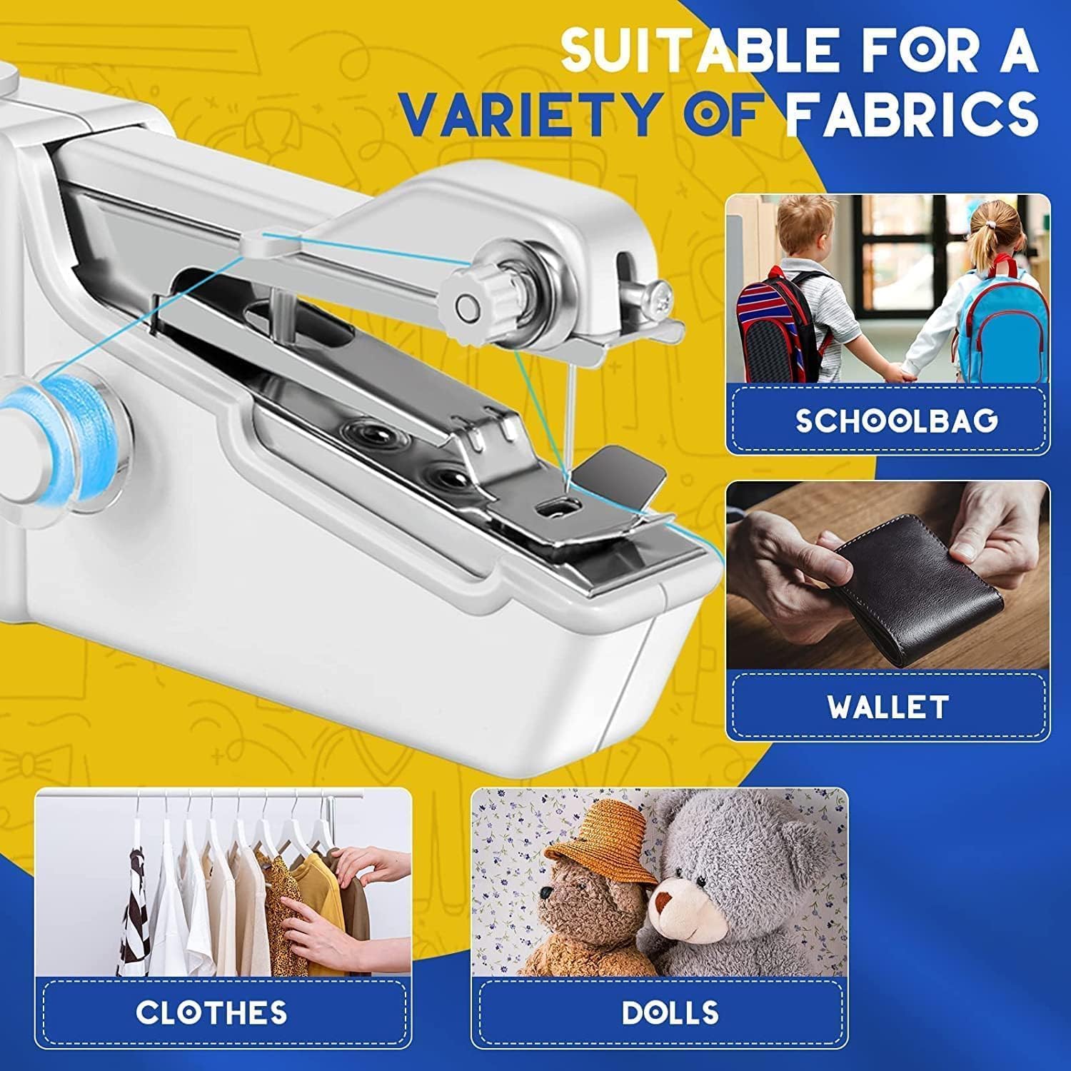 Handnähmaschine Mini - Elektrische Nähhilfe Für Zuhause & Unterwegs