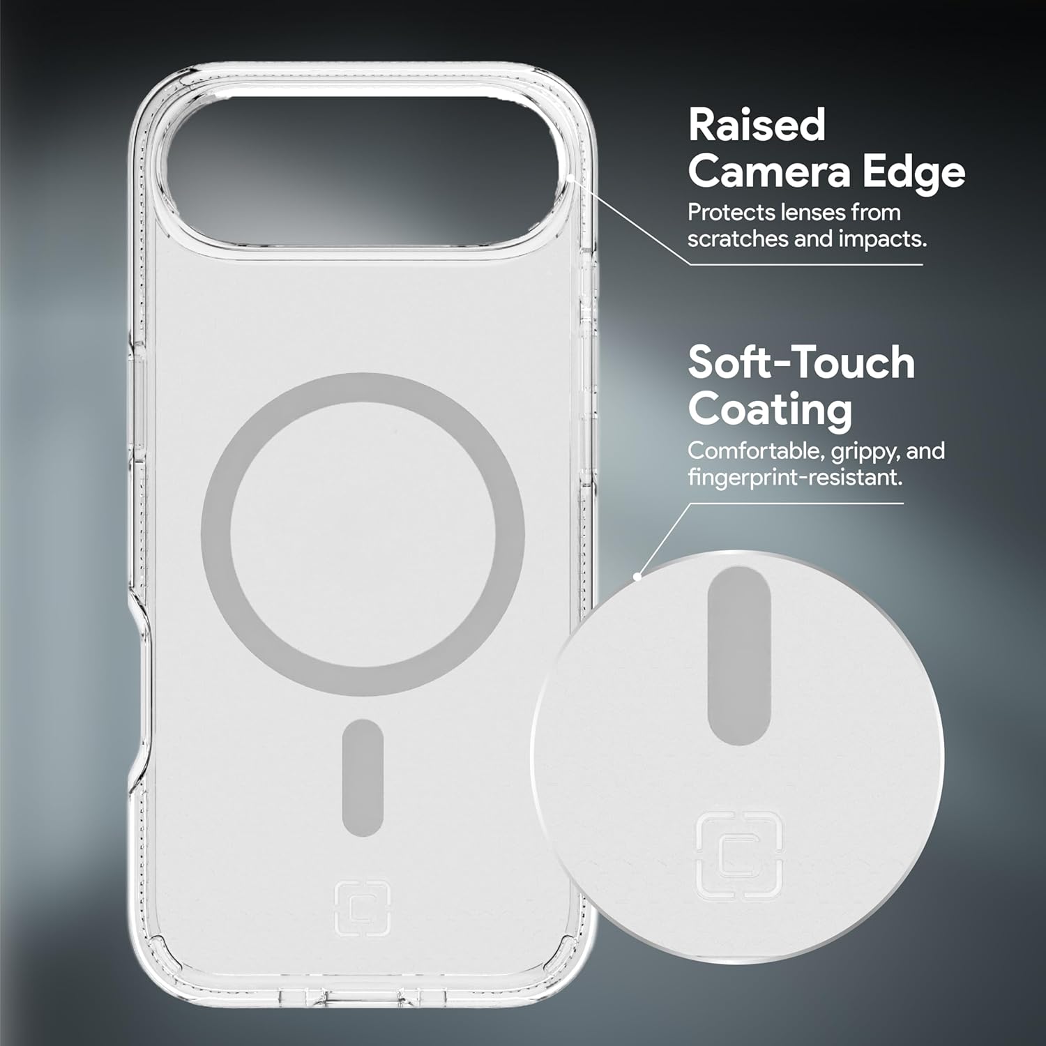 Incipio - Duo iPhone 17 Air, Magsafe Compatible Phone Case, 12ft Drop Tested, Ultra Durable & Shock Absorbing, Scratch Resistant & Slim Profile (Clear)