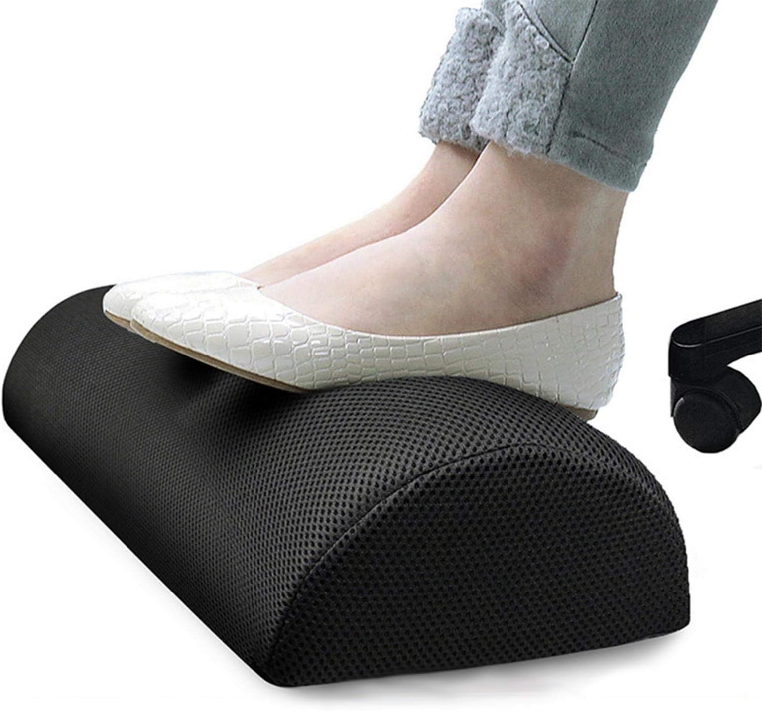 Slow Rebound Relieve Knee Pain Foot Rest Cushion Ergonomic Pillow Non Slip Memory Foam Cushion Under Desk for Office and Home