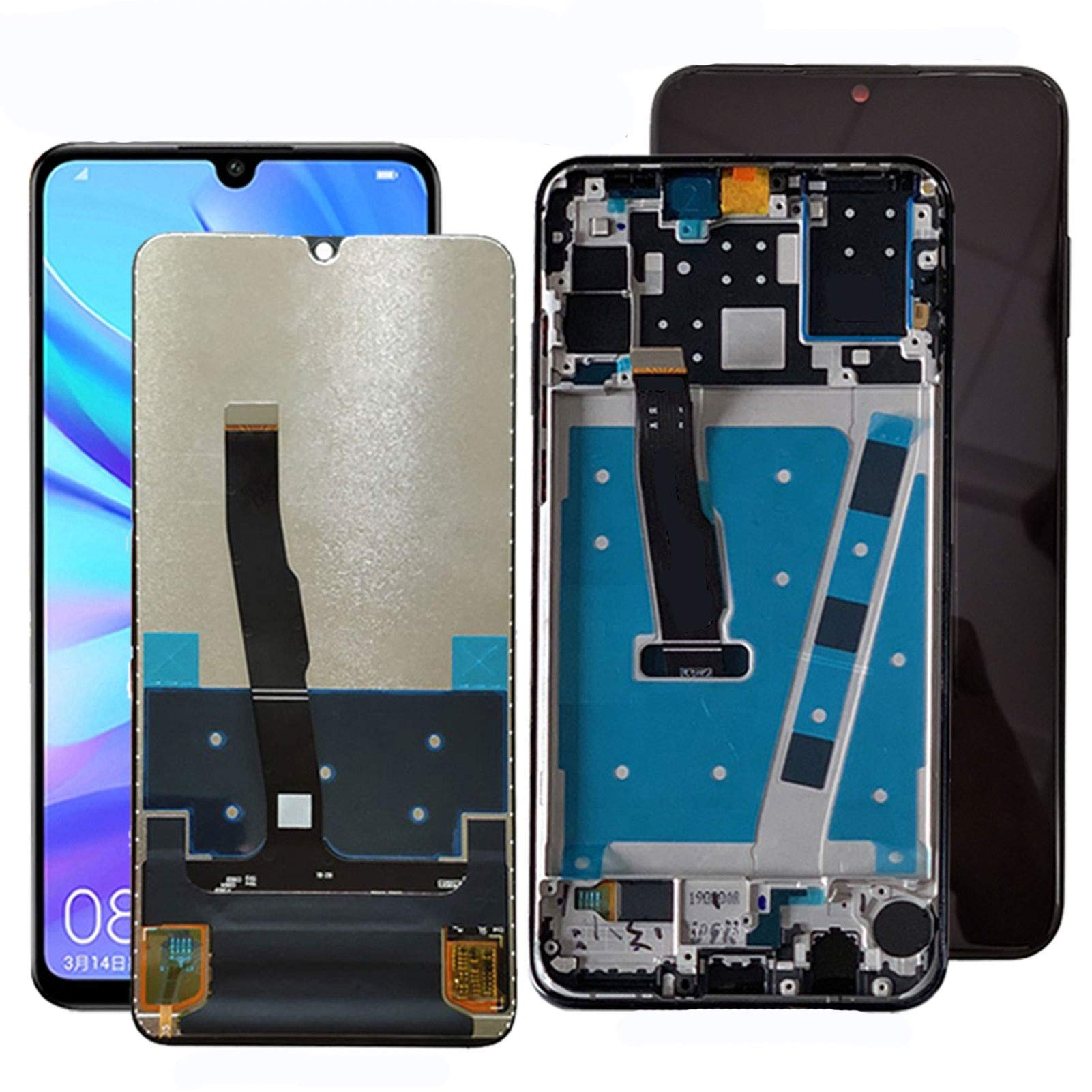 Display LCD + Touch Screen + Frame Per Huawei P30 Lite (Modelli MAR-LX1M, MAR-LX1A, LX2J) 48MP