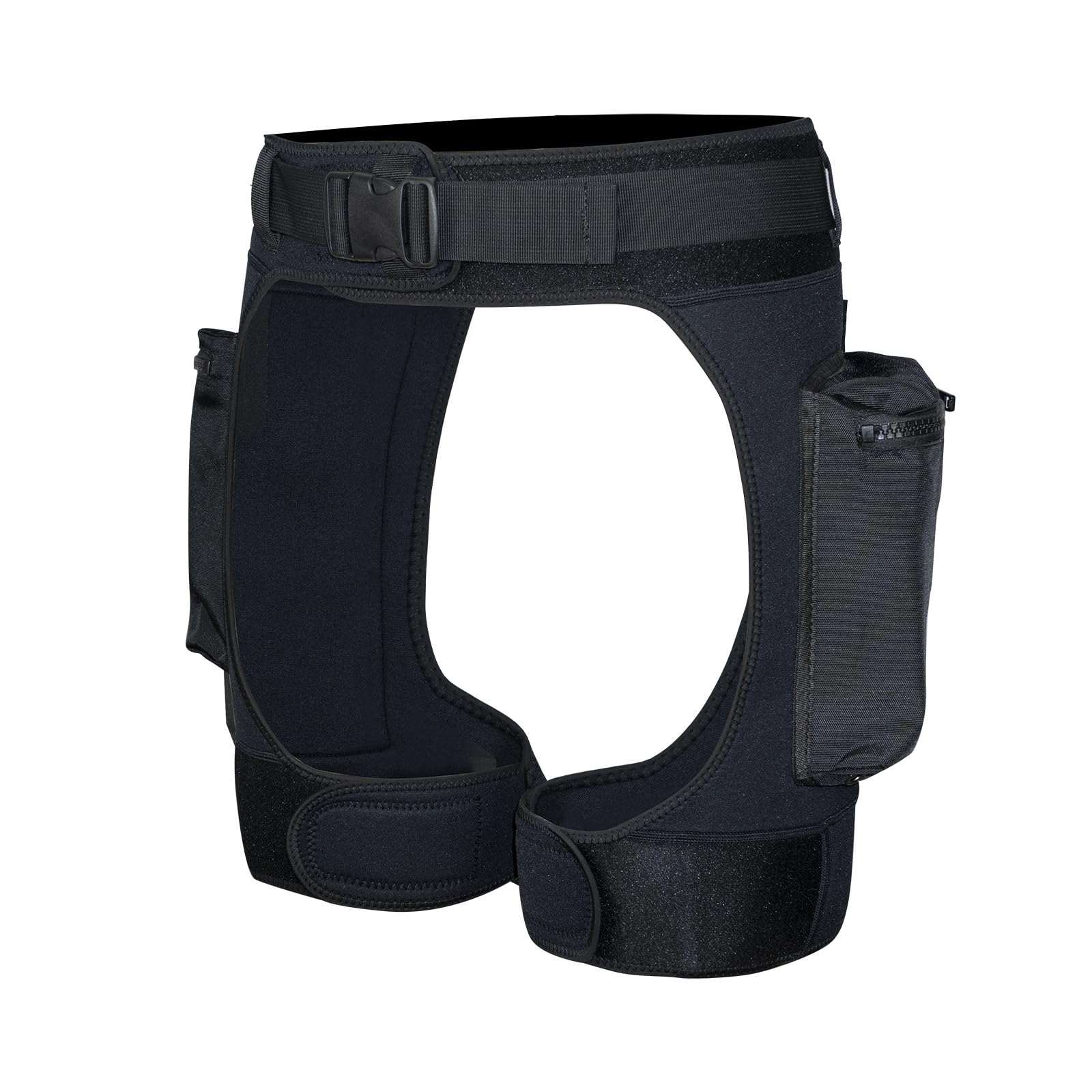 CRONDA 3mm Diving Shorts with Pockets, Treasure Hunting Free Diving Spearfishing Snorkeling Diving Wetsuit for Men and Women