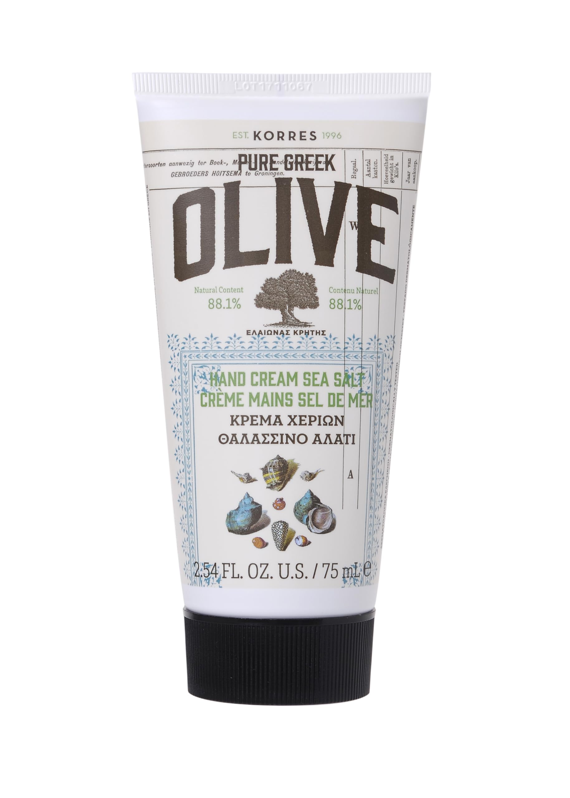 Korres Olive & Sea Salt 75 ml El Kremi Renksiz TANIMSIZ