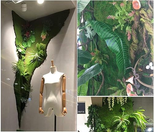 Miniatura 5 de Alfombra de musgo artificial, alfombra de césped sintético para bricolaje, césped artificial, alfombra de césped para boda, hogar, patio, balcón,